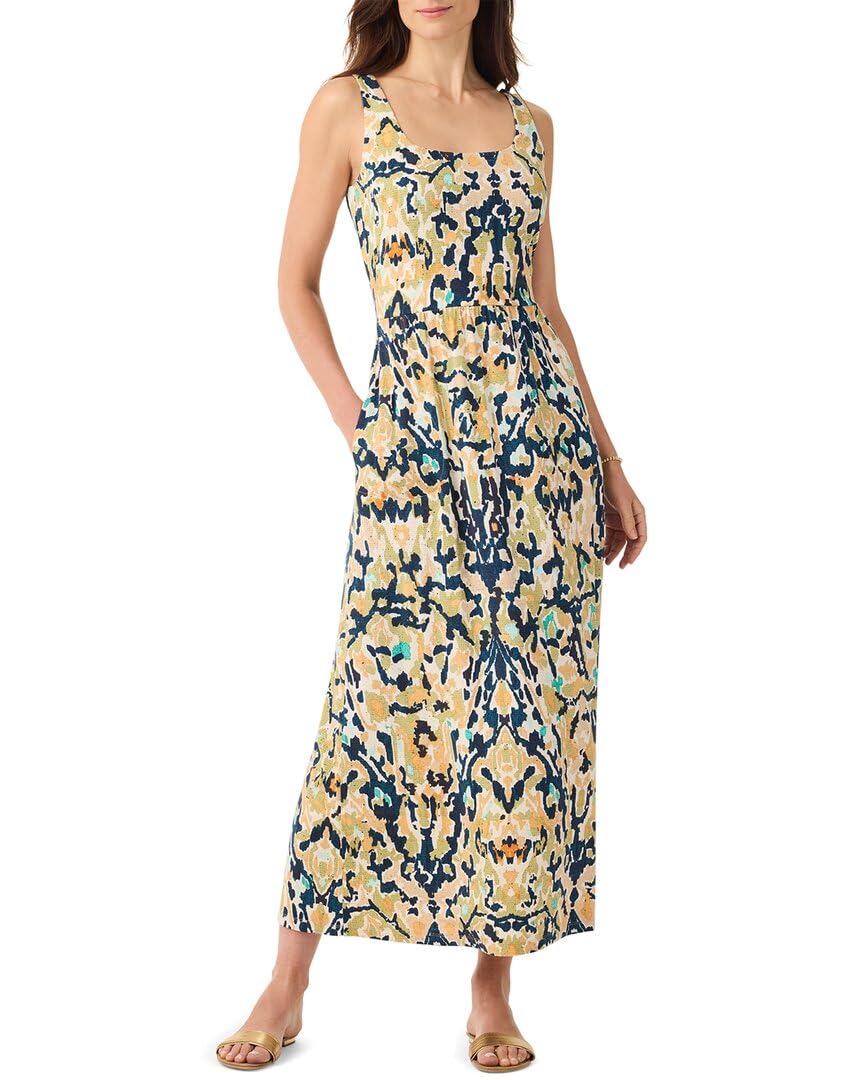 NIC+ZOE Women's Vineyard Glow Danielle Dress, Indigo Multi, X