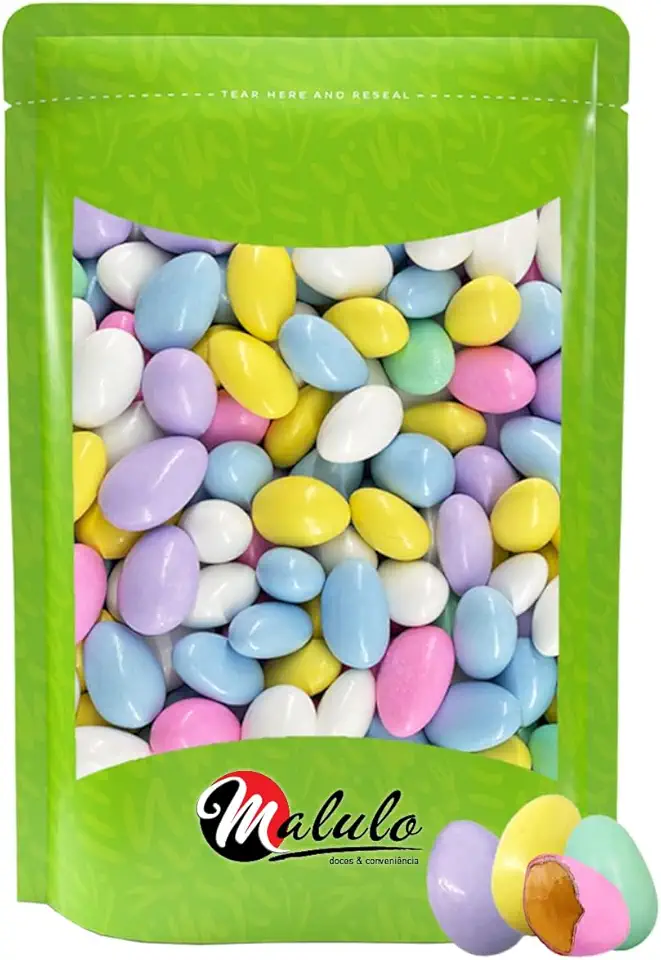 Amêndoas Confeitadas Coloridas para um toque especial em suas receitas