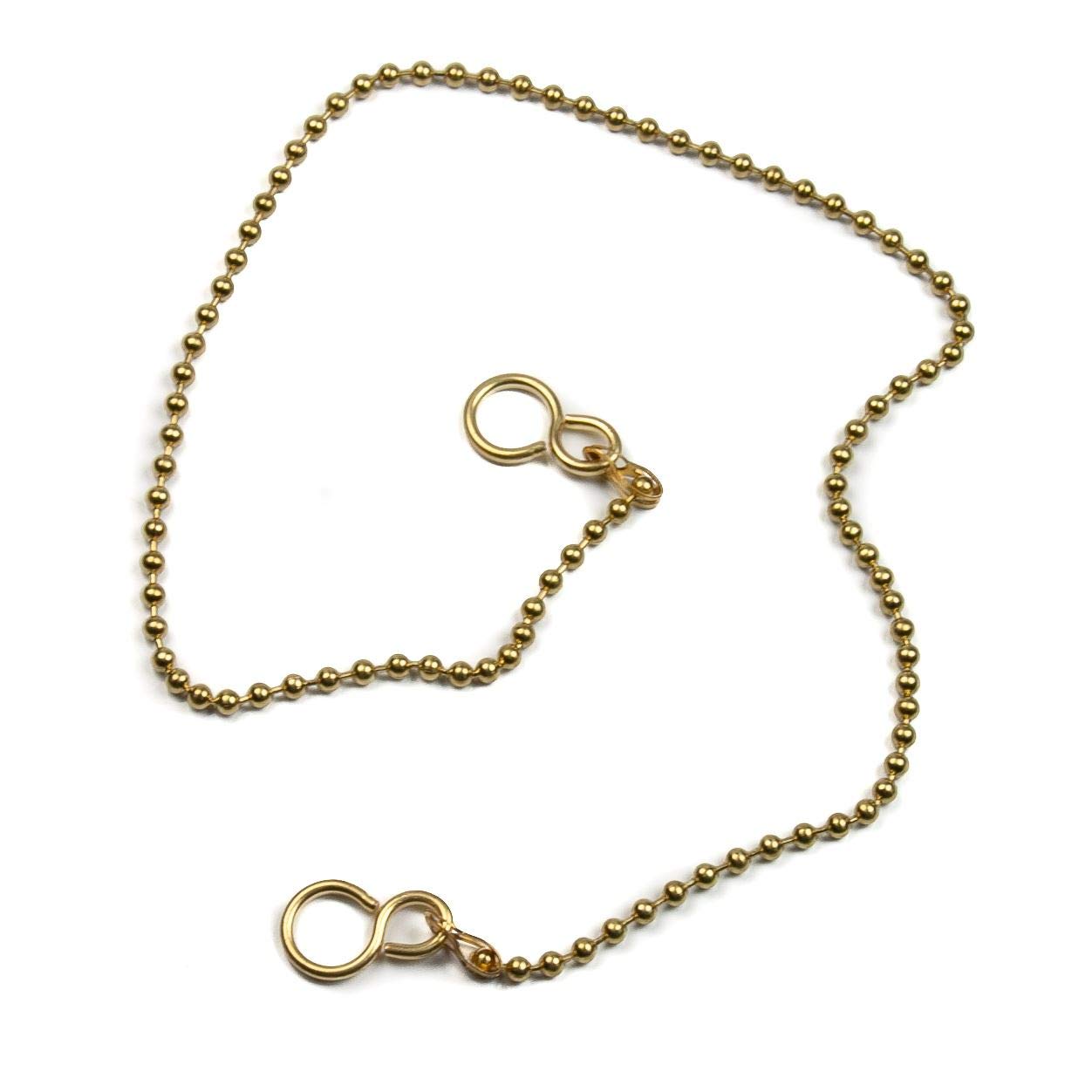 Bath Ball Chain Brass 450mm 18" Long Plug Chain Replacement Thunderfix
