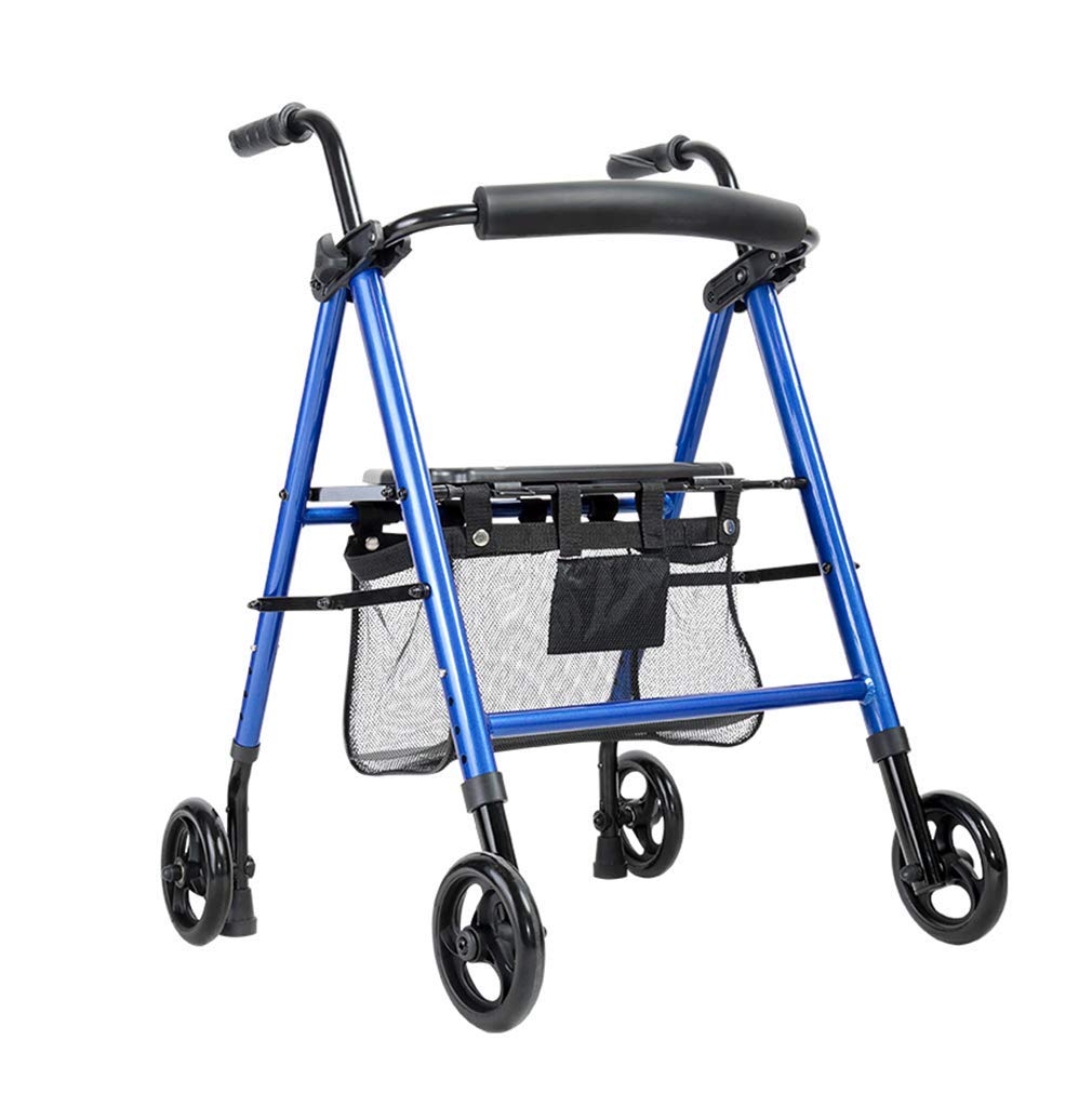 Buy MYJZY Walkers for Seniors,Portable Rollator Walker with Seat And