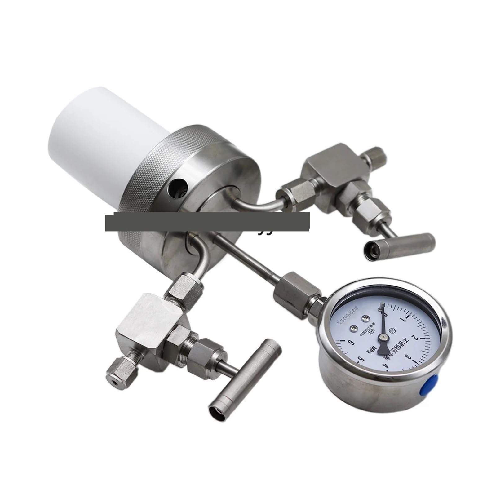 100 ml Autoklav-Reaktorgefäß for die hydrothermale Synthese – 6 MPa Hochdruck mit Einlass-/Auslassmanometer for den Laborgebrauch