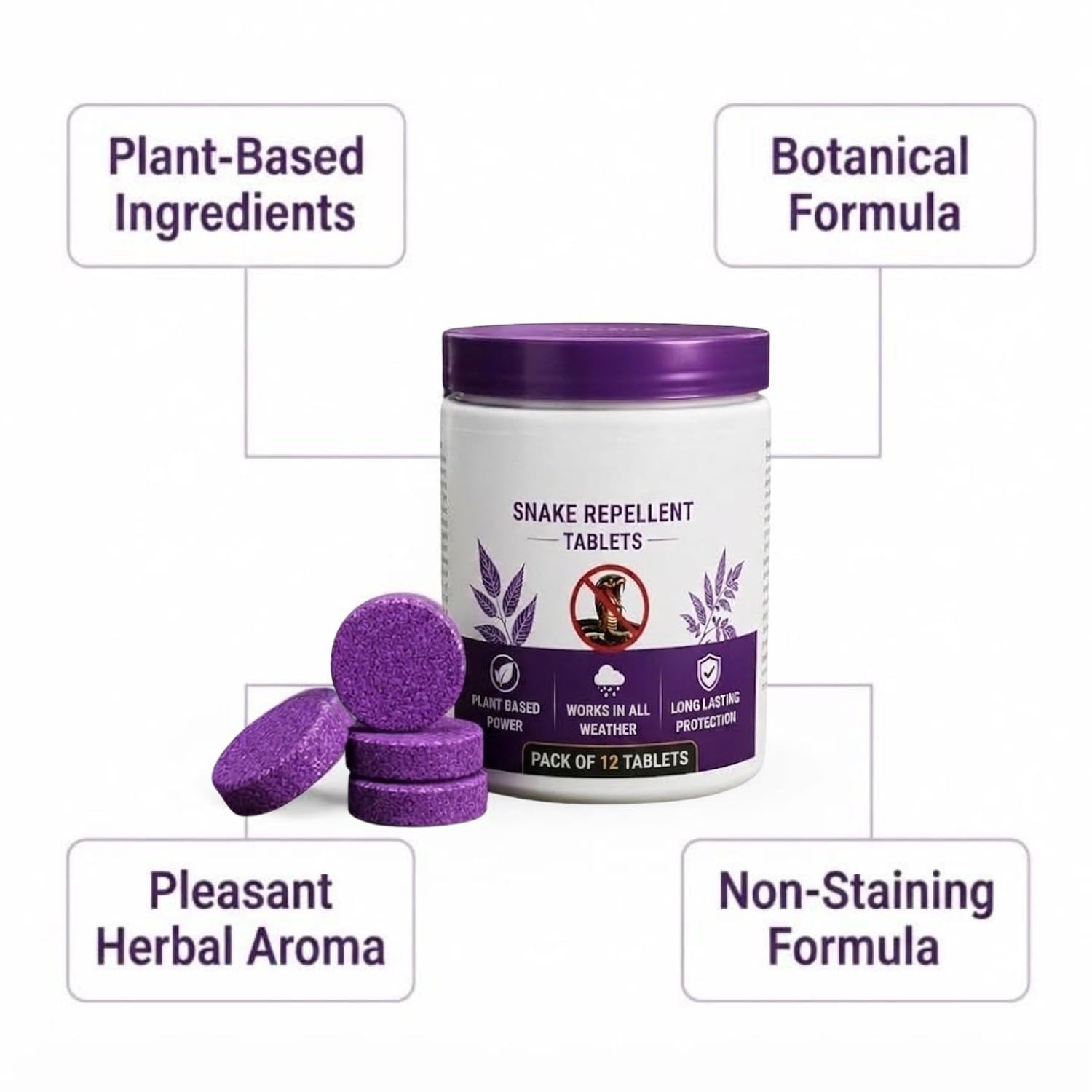 Snake Repellent Tablets - Natural Snake Deterrent -3