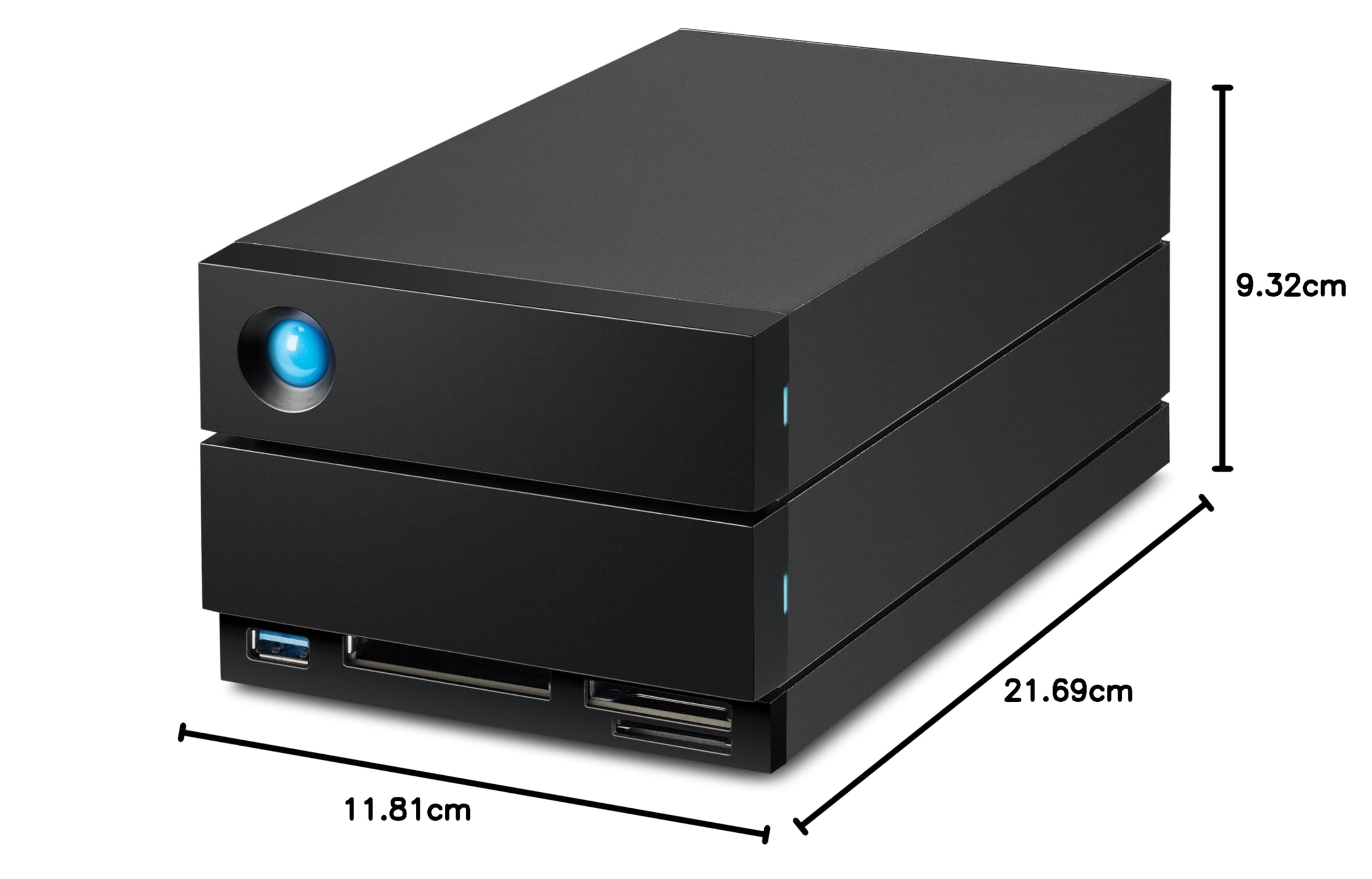 LaCie 2big Dock 48TB External RAID Hard Drive HDD - Dual