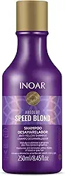 Shampoo Speed Blond Matizador 250Ml, Inoar, Transparente, 250 Ml
