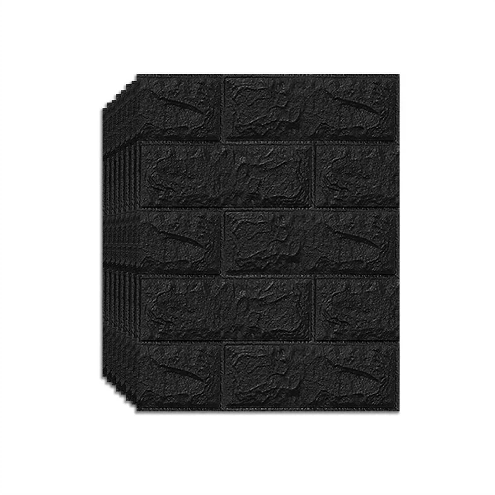 Pared 3d,Ladrillo 3d Adhesivo Pared Papel tapiz, fondo, azulejos de pared, decoración sala estar, pegatinas del hogar(35 38.5cm-08,50PCS)