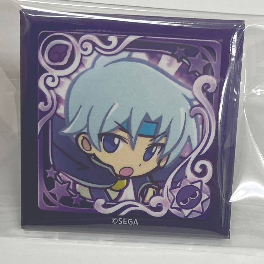 Amazon | ぷよぷよ 9周年 スクエアバッジ 缶バッジ シェゾ ぷよ