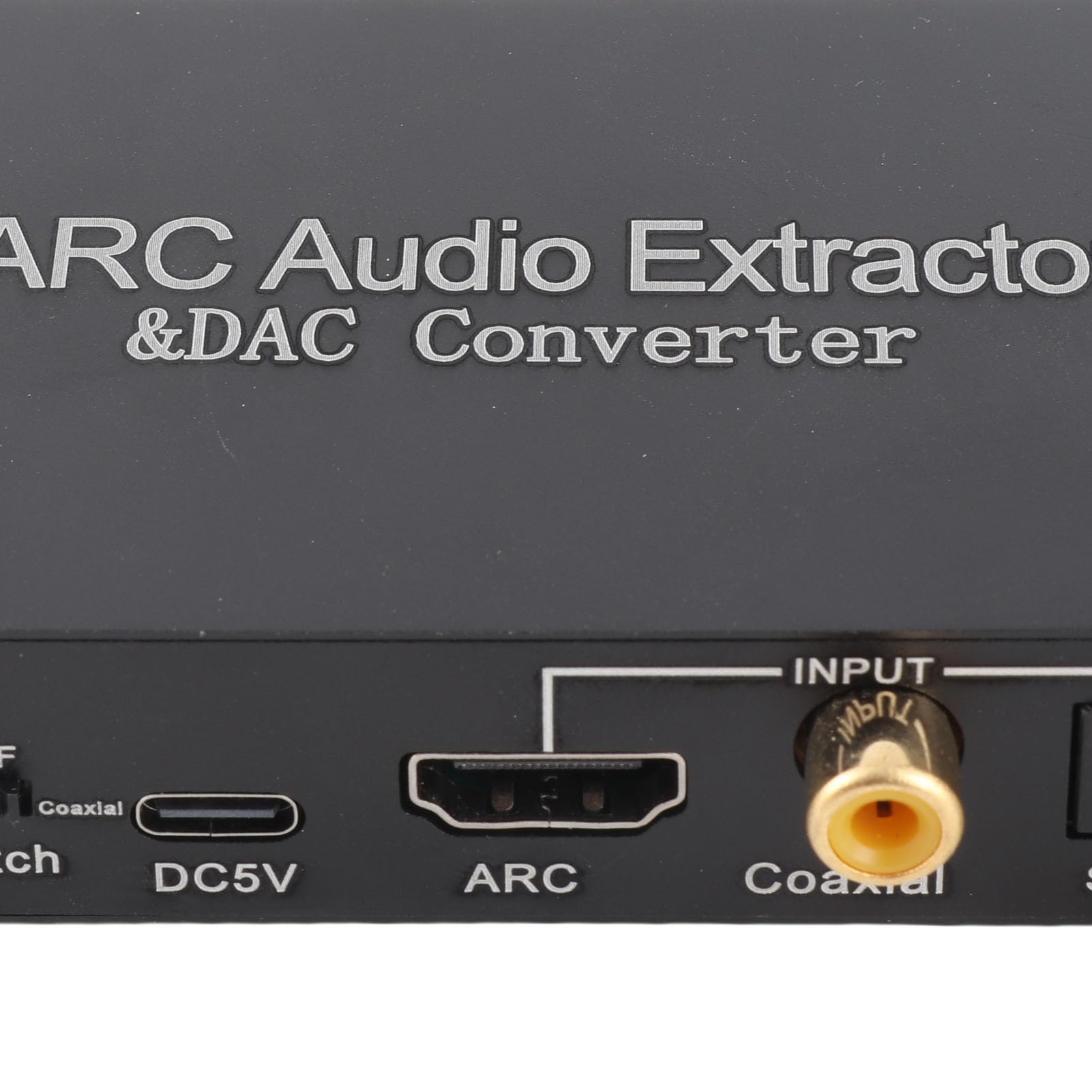 Extractor de Sonido ARC, Retorno de Audio HDMI ARC, Convertidor de Audio DAC, Puerto de Auriculares Coaxial SPDIF óptico de 3,5 Mm para TV de Cine en casa.
