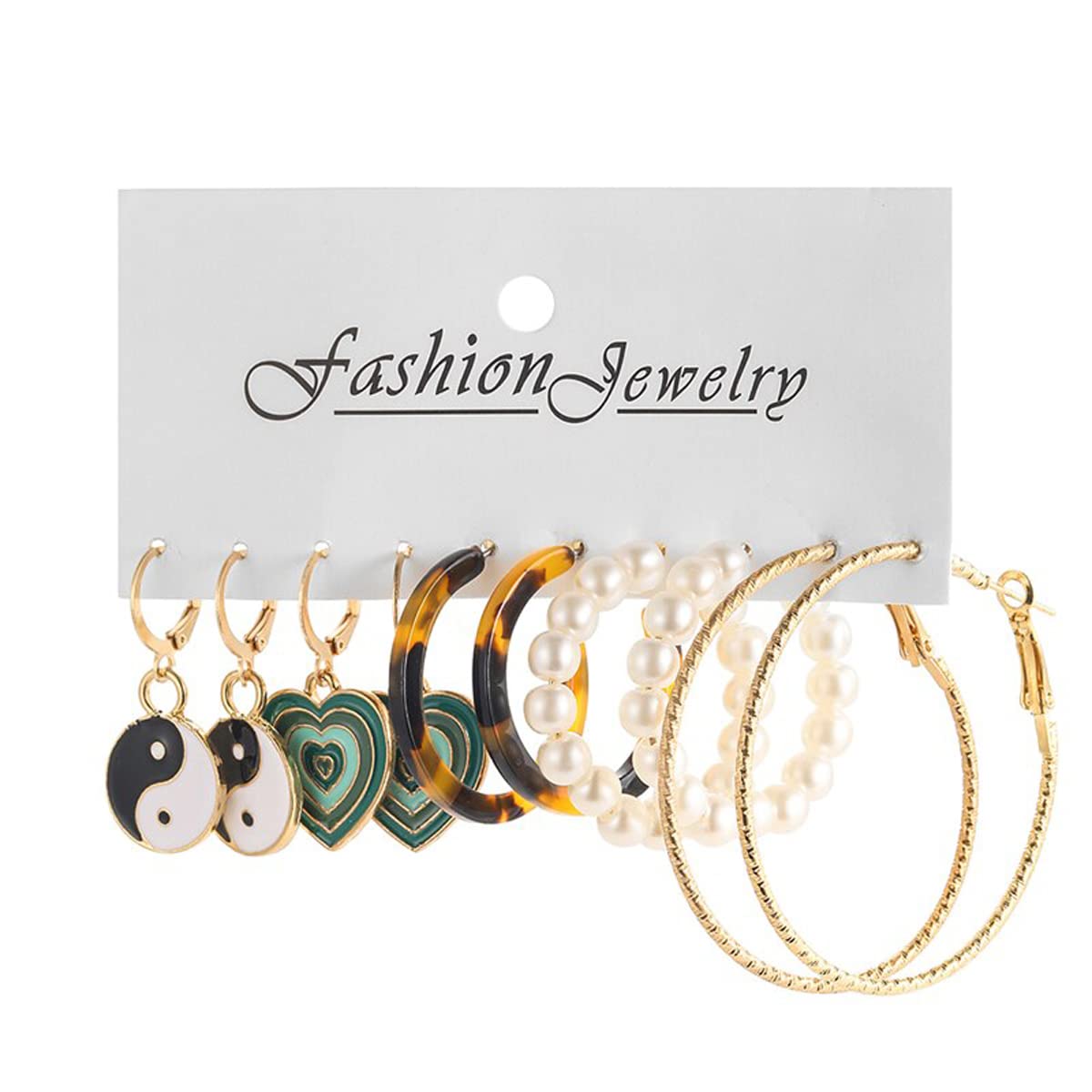 Gold-Plated Drop Earrings JG-PC-ERGD-8664