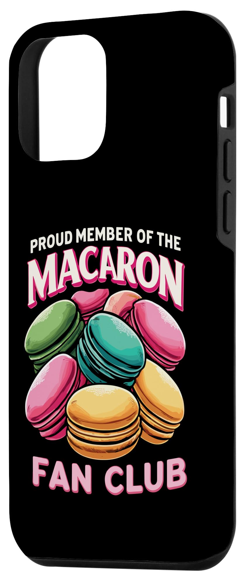 iPhone 12 mini Baking Macaron Lover Proud Member Of The Macaron Fan Club Case - Image 2
