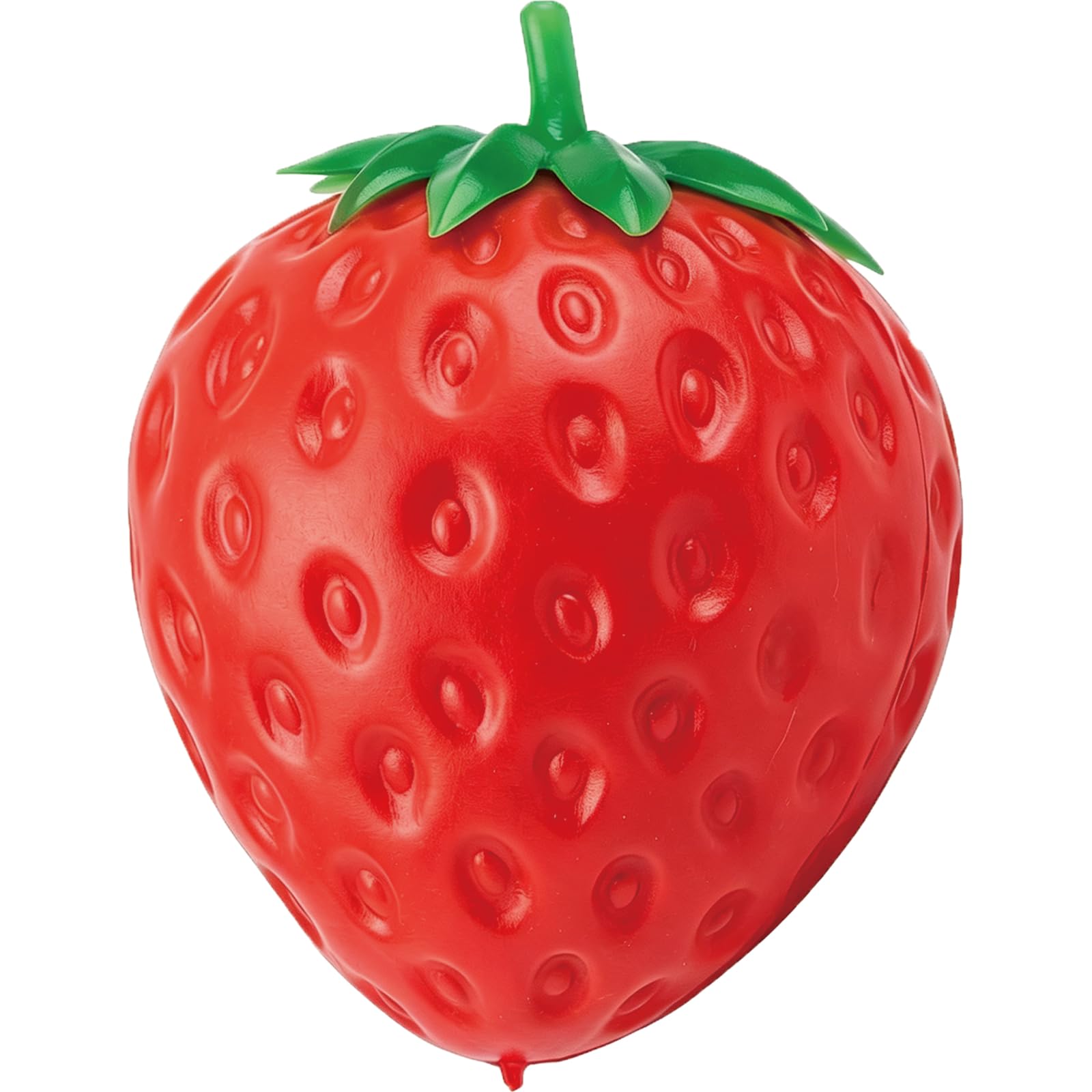 Giant Strawberry Squishy, Squishy Strawberry Jumbo, Soft Elastic Squishies, Stress Relief Fidget Toy, Desktop Ornament for Office Study Decoration and Collection Display