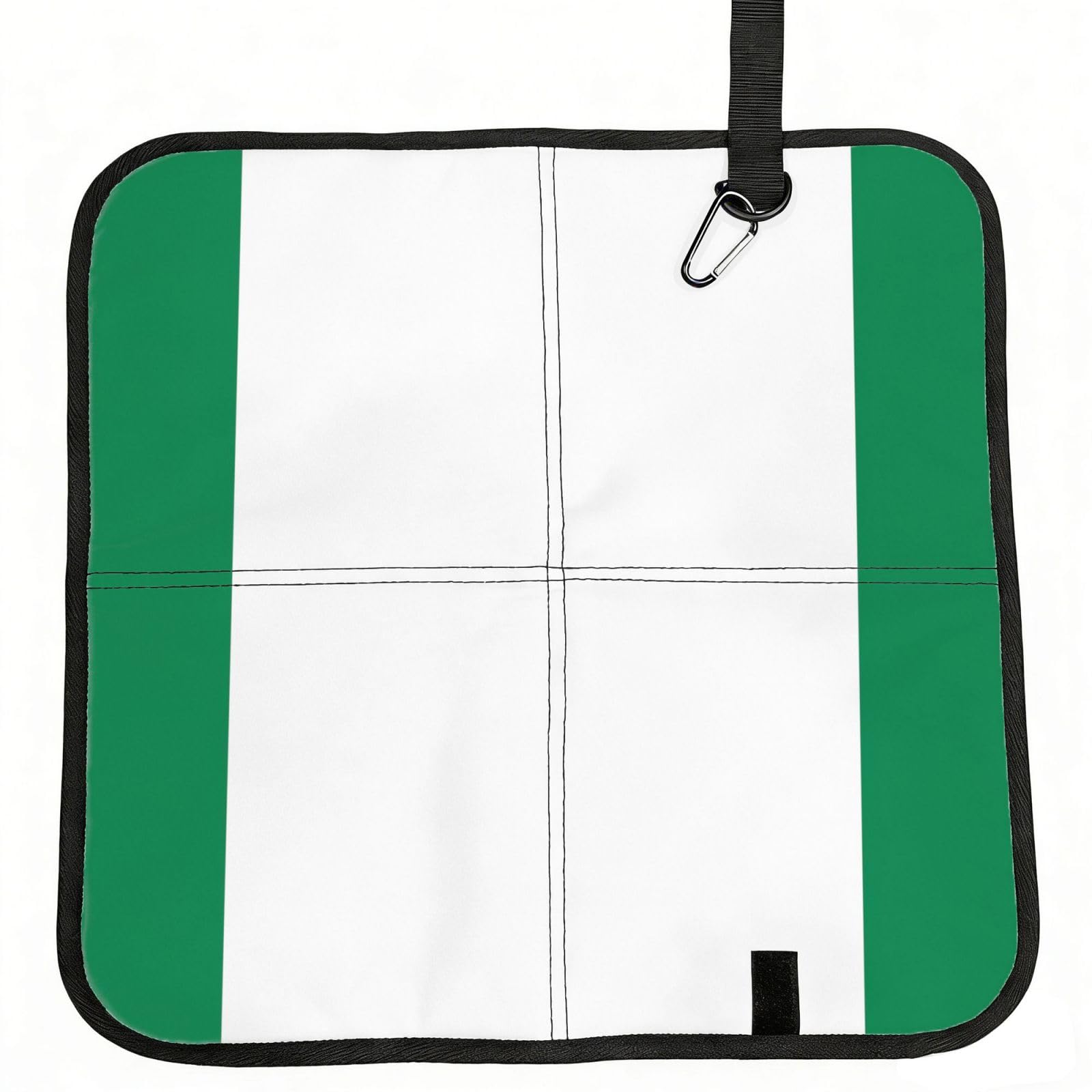 PPHGUT Flag Of Nigeria Print Foldable Seat Cushion Waterproof Portable Chair Pad Travel Outdoor Picnic Camping