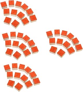 Balacoo 48 pcs 12 Constellation Seals Wooden Crafts Vintage Photo Albums Wood Trim DIY Rubber Stamps Making Stamp Planner Stamps DIY Scrapbooking Tools DIY Handicraft Decor Small Stamps