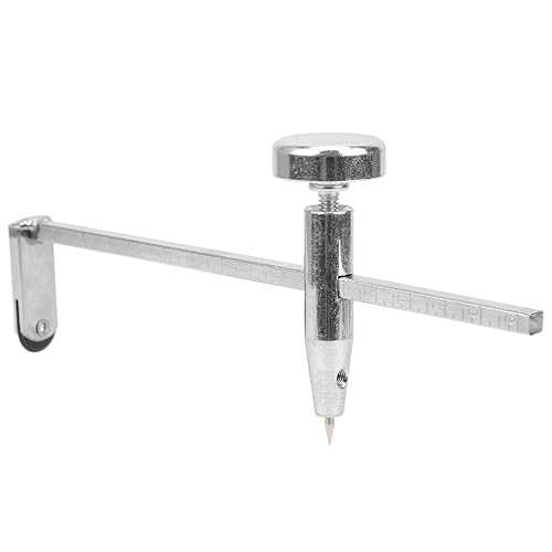 Miniatura 5 de Fydun Cortador de círculo de paneles de yeso, cortador de agujero de círculo de pared seca Eje de acero Sierra de cartón yeso de punto de pivote