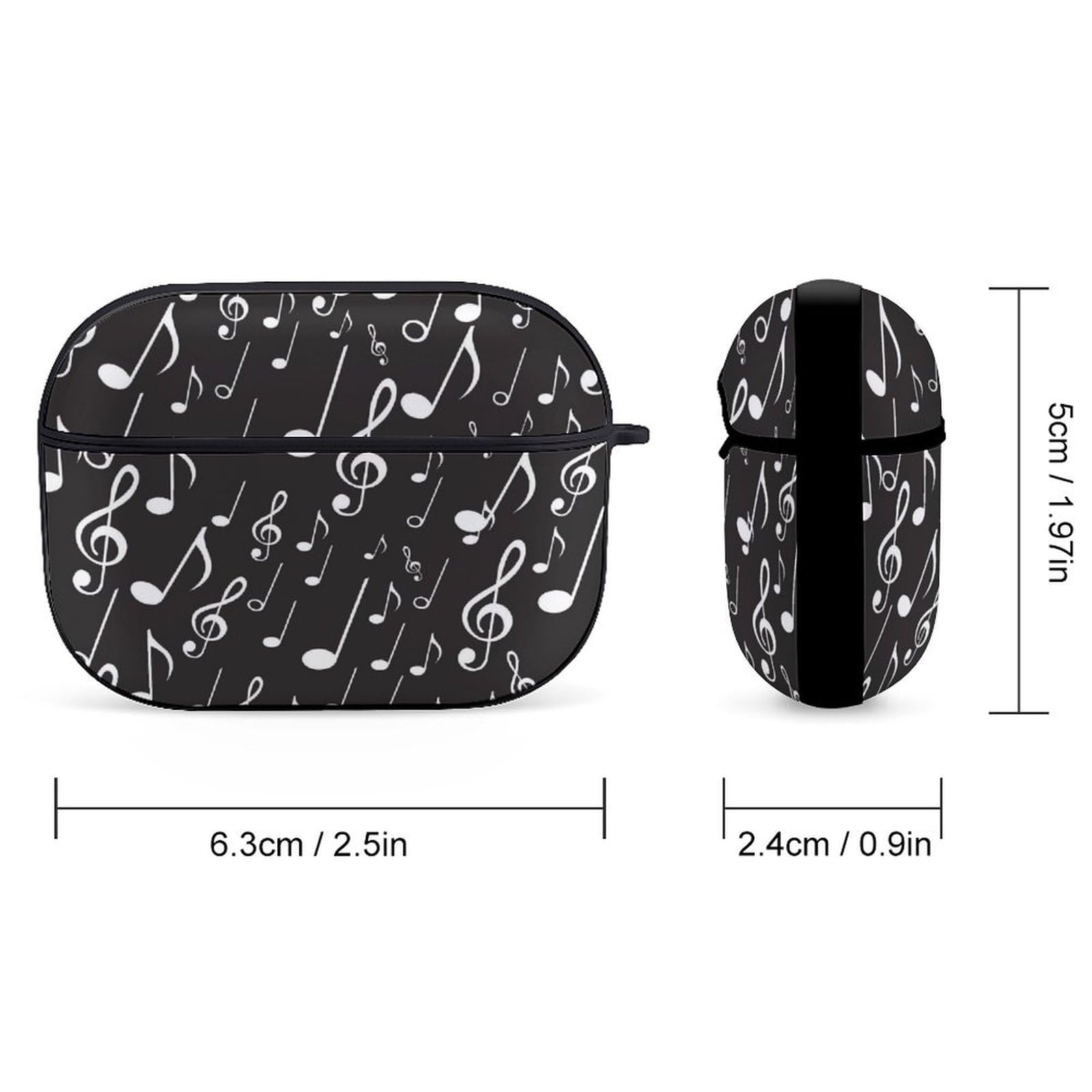 Amazon | AirPods Proケース ピアノ柄 音楽柄 音符柄 AirPods
