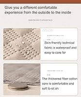 Vista 5 de Funda de sofá impermeable para mascotas, funda de cojín de sofá lavable para seccionales, funda protectora de sofá para perros, muebles reclinables