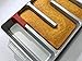 Baker's Edge Lid & Wedge Pack for the Edge Brownie Pan| Silicone Lid for Your Brownie Pan plus the Edge Wedge to Divide your Pan Into Two Separate Baking Areas| Lid & Wedge Only - Pan Sold Separately