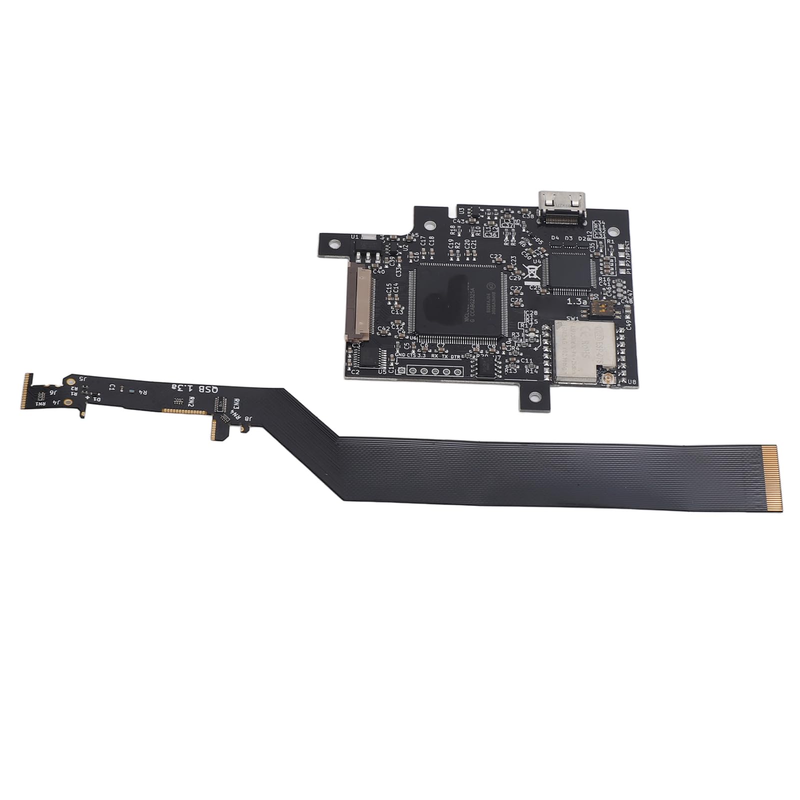 Kit DC per Dreamcast, Aggiornamento WiFi Chip DC 1080P Supporta il Reset del Gioco e Linee di Scansione per GDEMU, Scheda DC Universale per Modelli VA0 e VA1