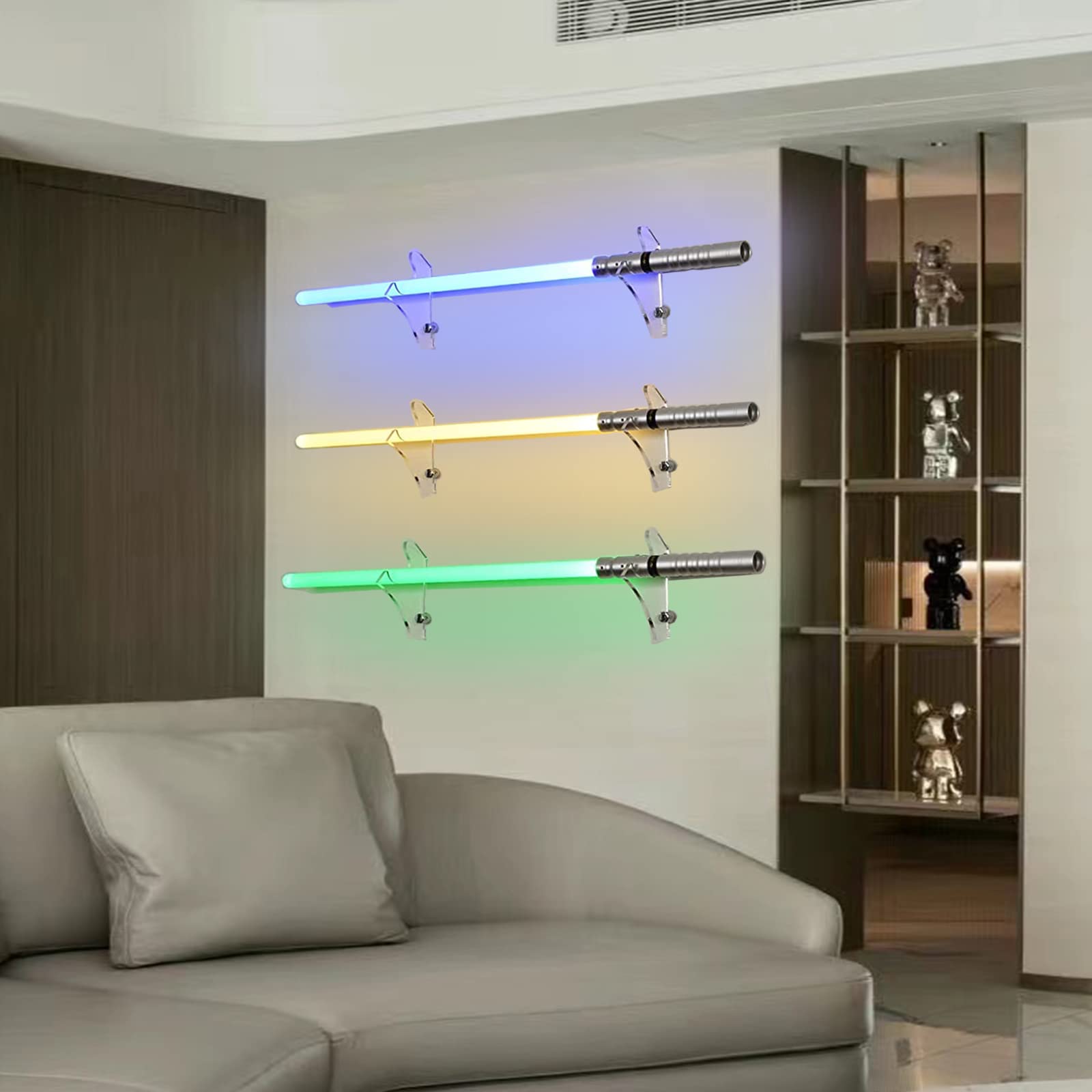 Soporte para Sable de luz, montado en la Pared, para FX, Star Wars, 1 par