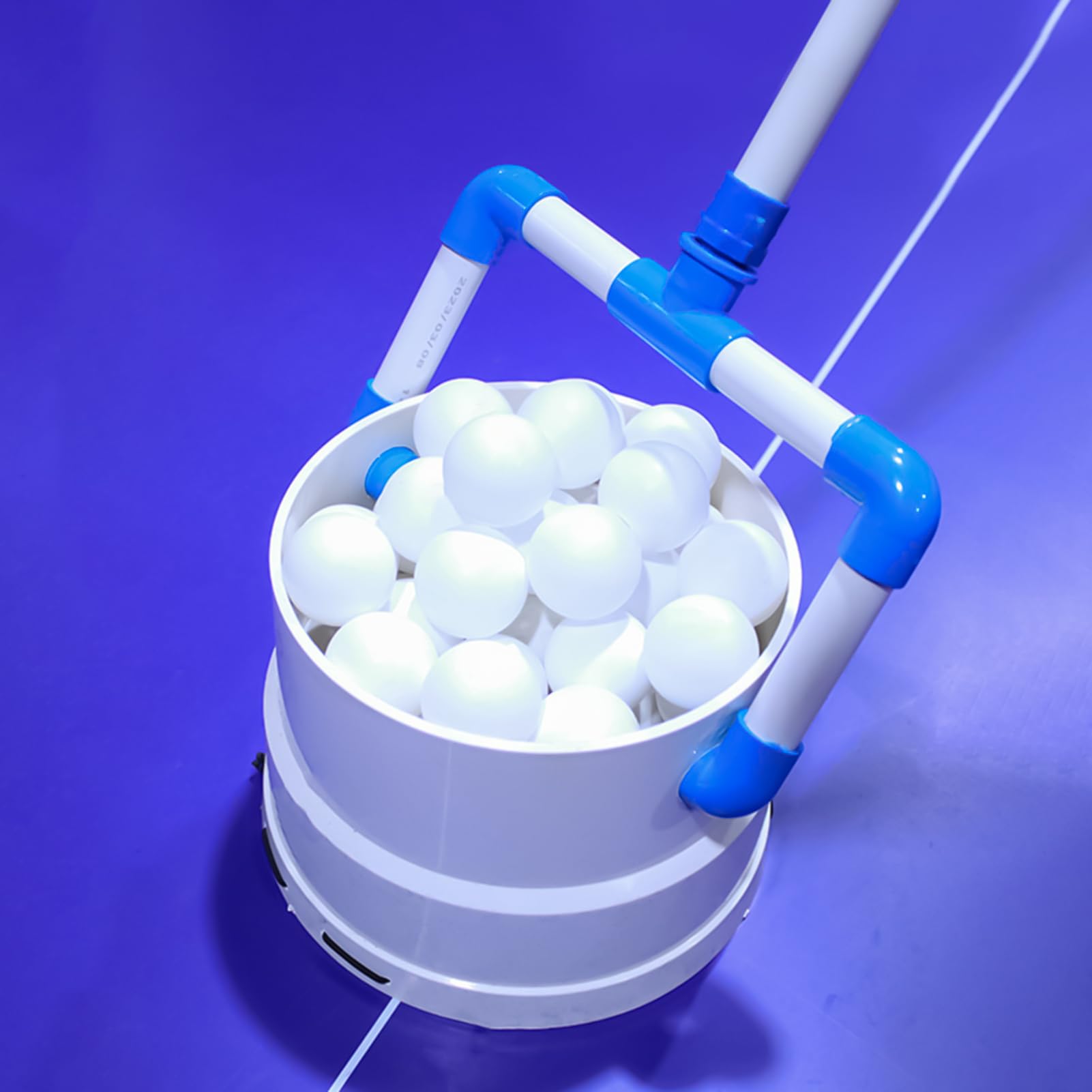 Cestino per palline da tennis, in polipropilene, per raccogliere palline da tennis, collezionisti multipli, accessorio regolabile per esercitazioni e per il cortile all'aperto