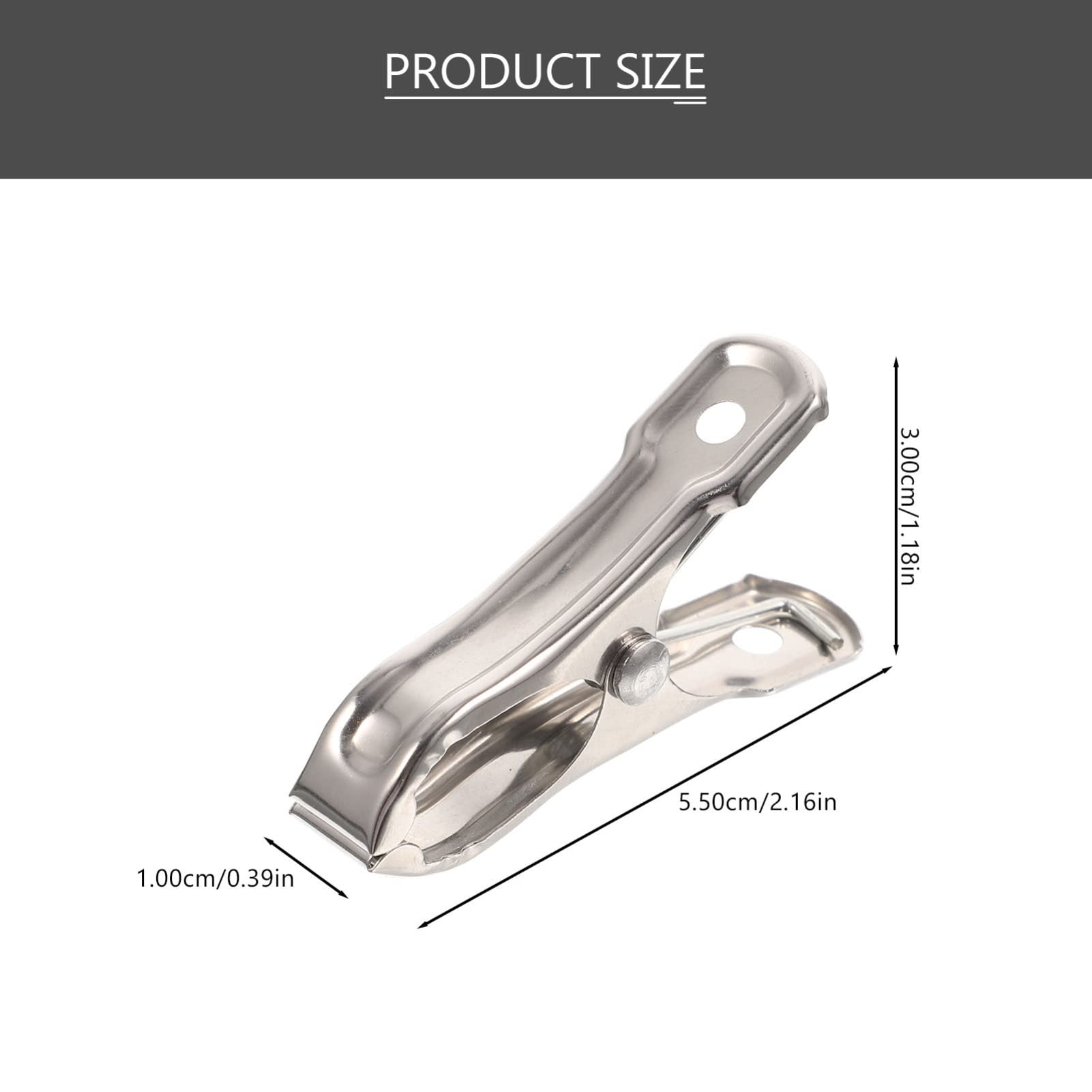 Toddmomy 40pcs Stainless Steel Garden Clips Windproof Fixing Clips for Greenhouse Slip Design Portable and Lightweight Versatile for Home and Outdoor Use