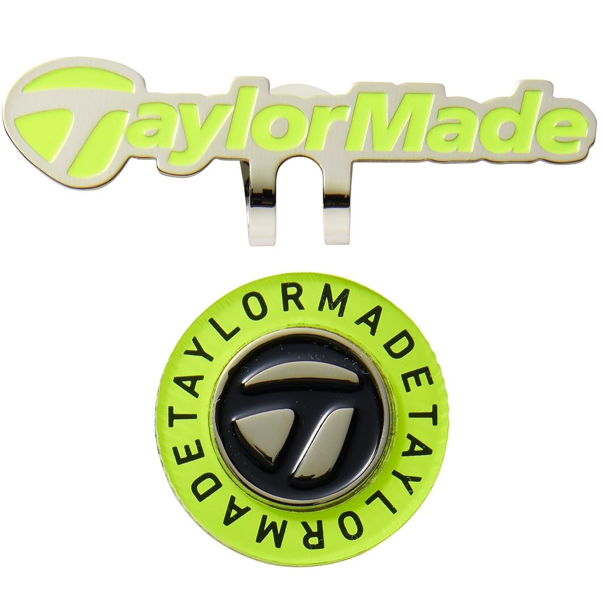 TaylorMade TJ140 23SS Circle T Cap Ball Marker Lime Unisex Marker, rime