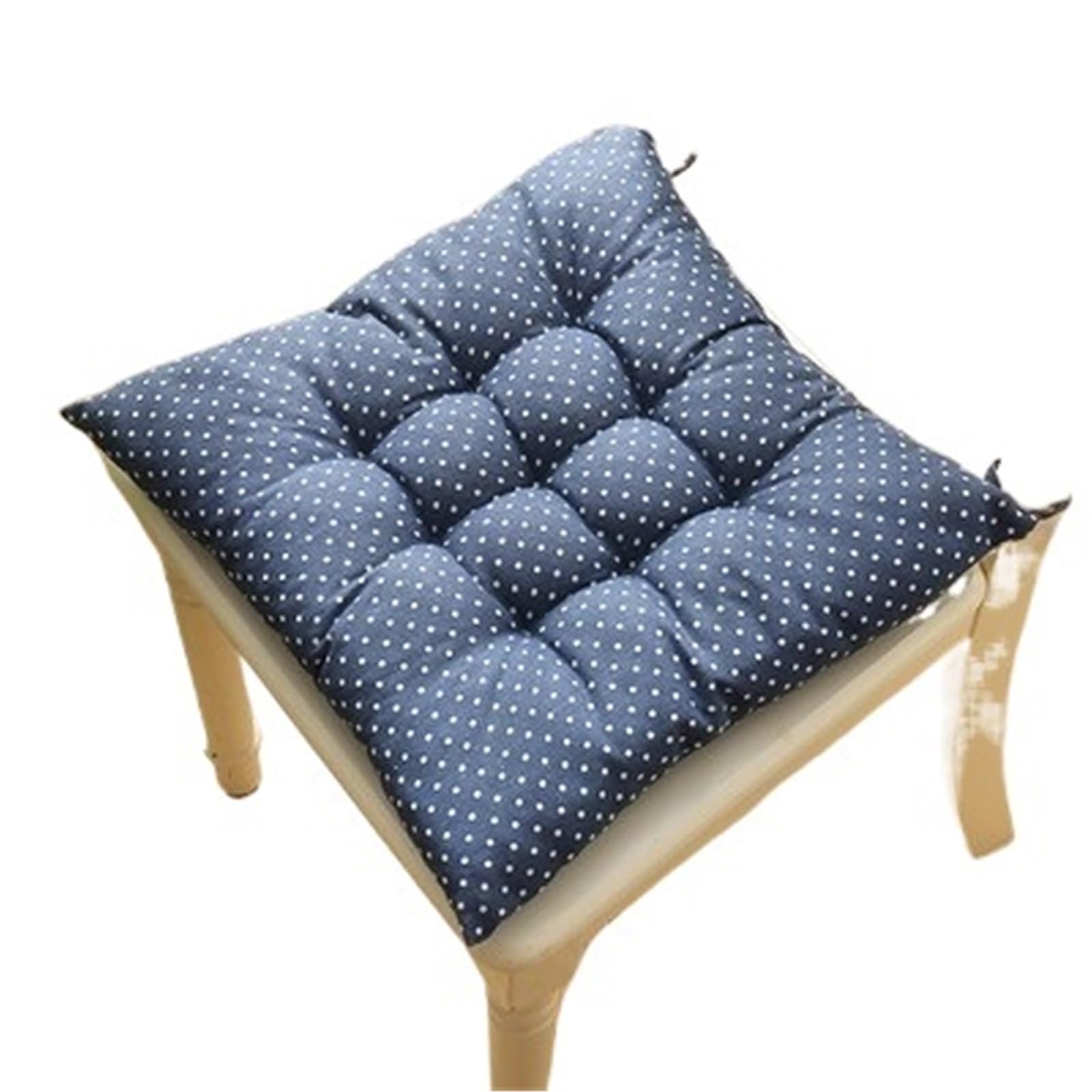 GIJMZY Chair Thickened Seat Cushion Stool Butt Office Four Seasons Hip Pad Breathable Soft Linen(B,30x30cm)