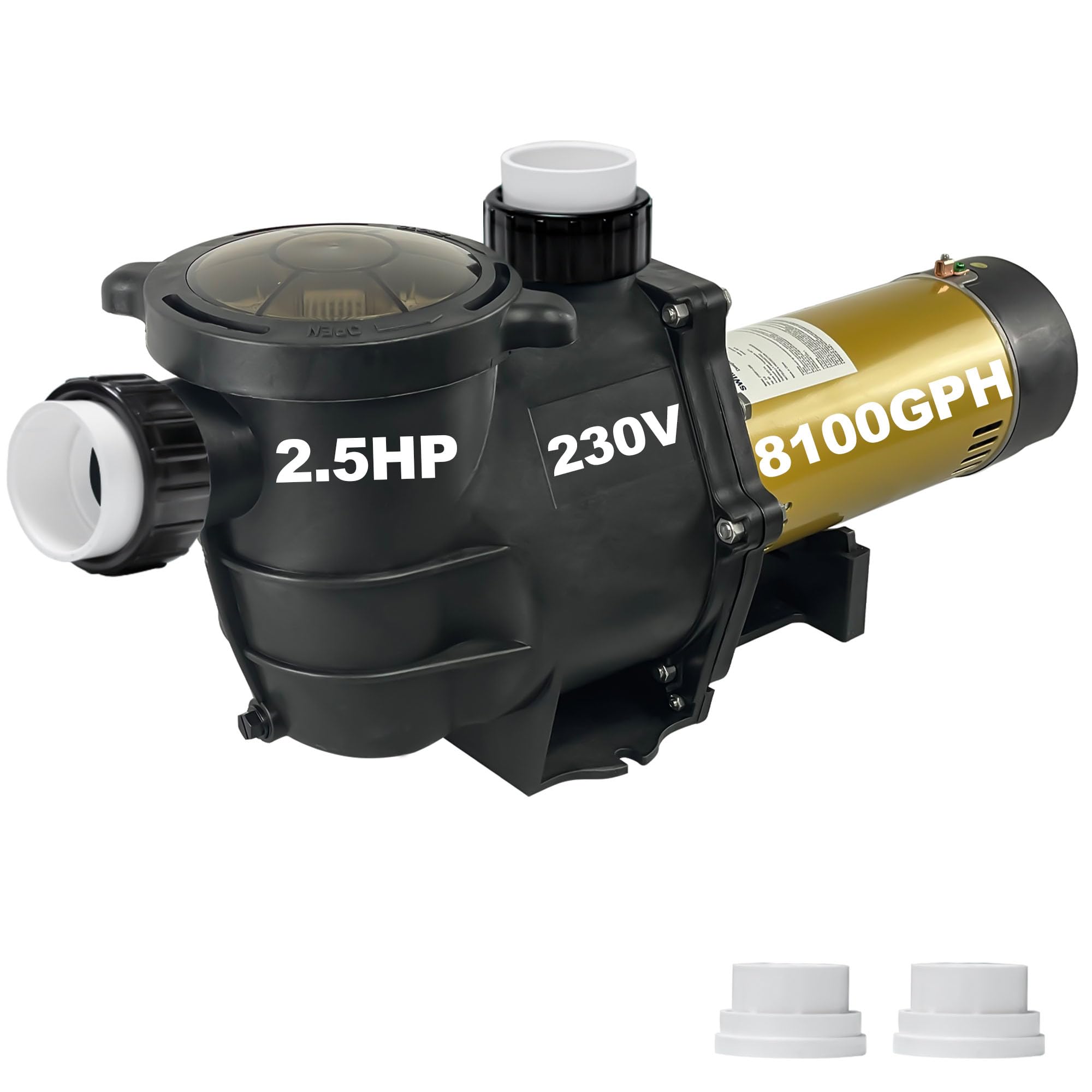 YOUZAQUA 2.5HP Two Speed Inground Pool Pump