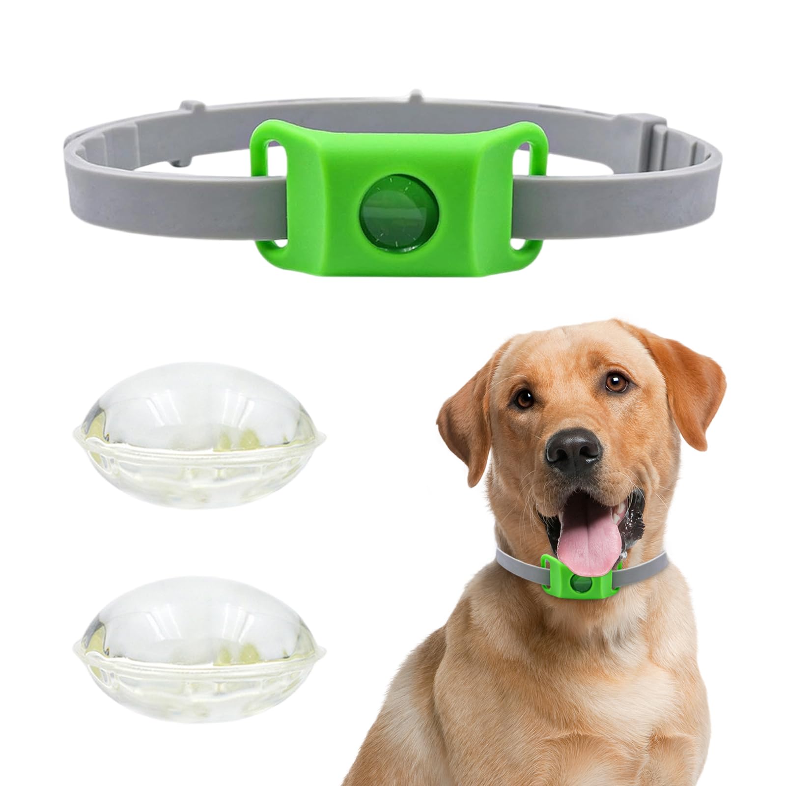 Tags for Dogs with 100% Natural Ingredients, 4 Months Long Lasting Protection, Adjustable Size for Large, Small, Medium dogs Pets for Mud, Swim,Waterproof