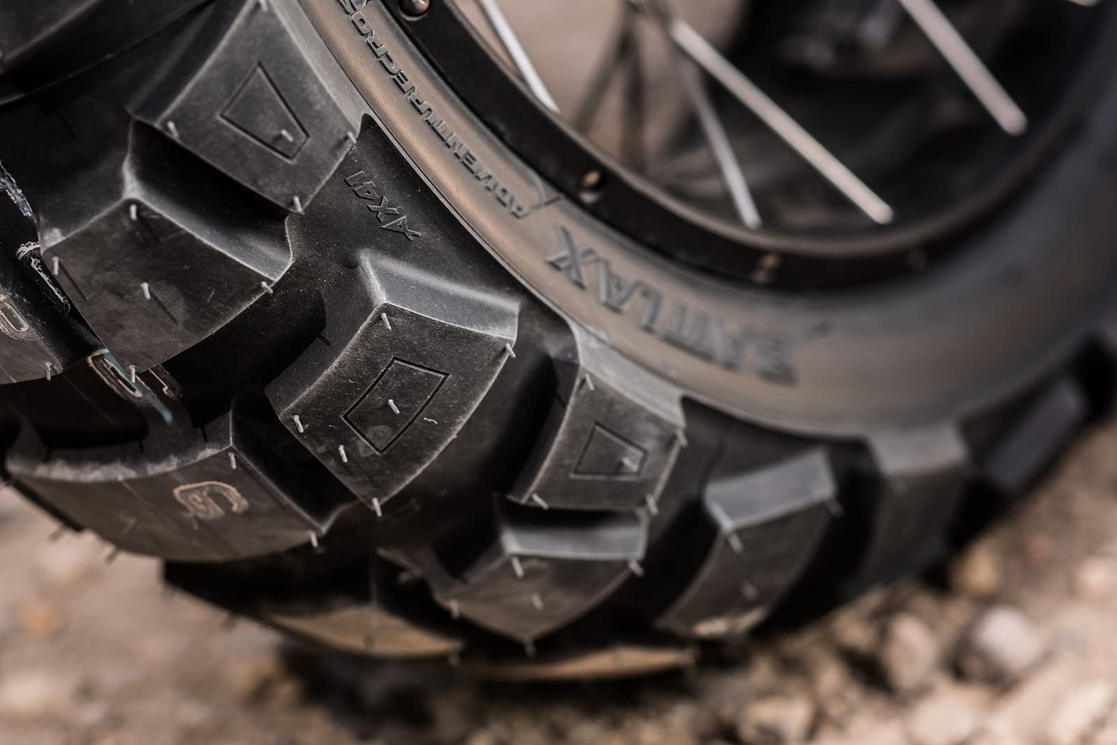 Bridgestone Battlax AdventureCross AX41 Tire - 130/80-17, 40% On-Road / 60% Off-Road - For Dual Sport Bikes - View #8