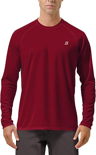 Roadbox Camisas de protección solar UPF 50+ para hombre, manga larga, protección solar SPF para pesca, senderismo, natación, correr disponible en Yaxa Colombia