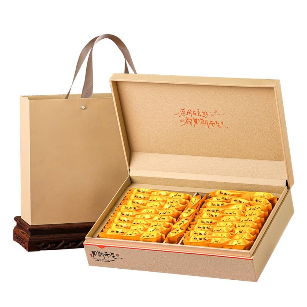 Premium JinJunMei Schwarztee 250g | Einzeln Verpackte Teebeutel Mit Losem Blatttee 8,82oz | Geschenkbox Schwarztee-Kollektion