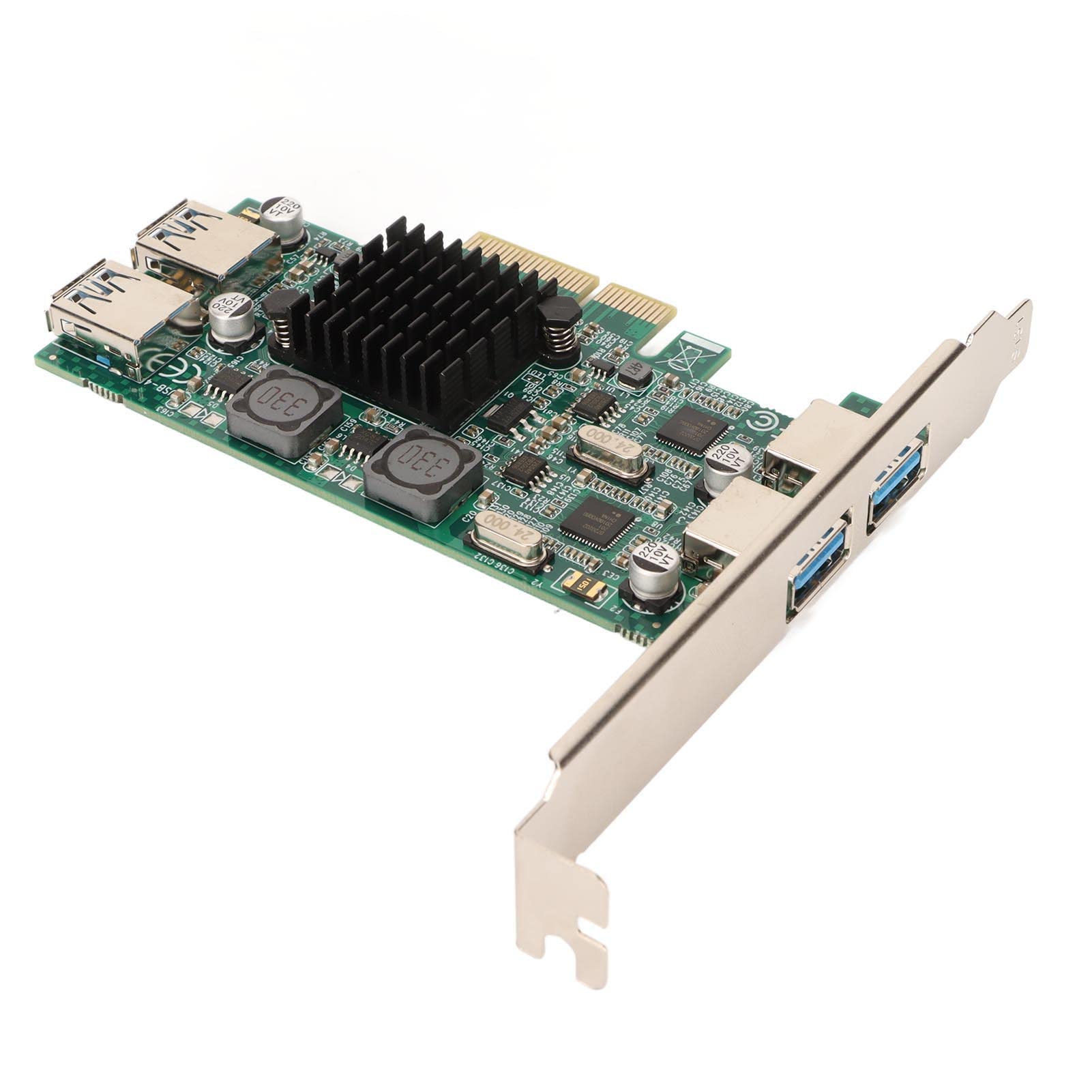 Karta rozszerzeń USB 3.0 PCIe 4 Porty Szybka Transmisja do Komputera USB