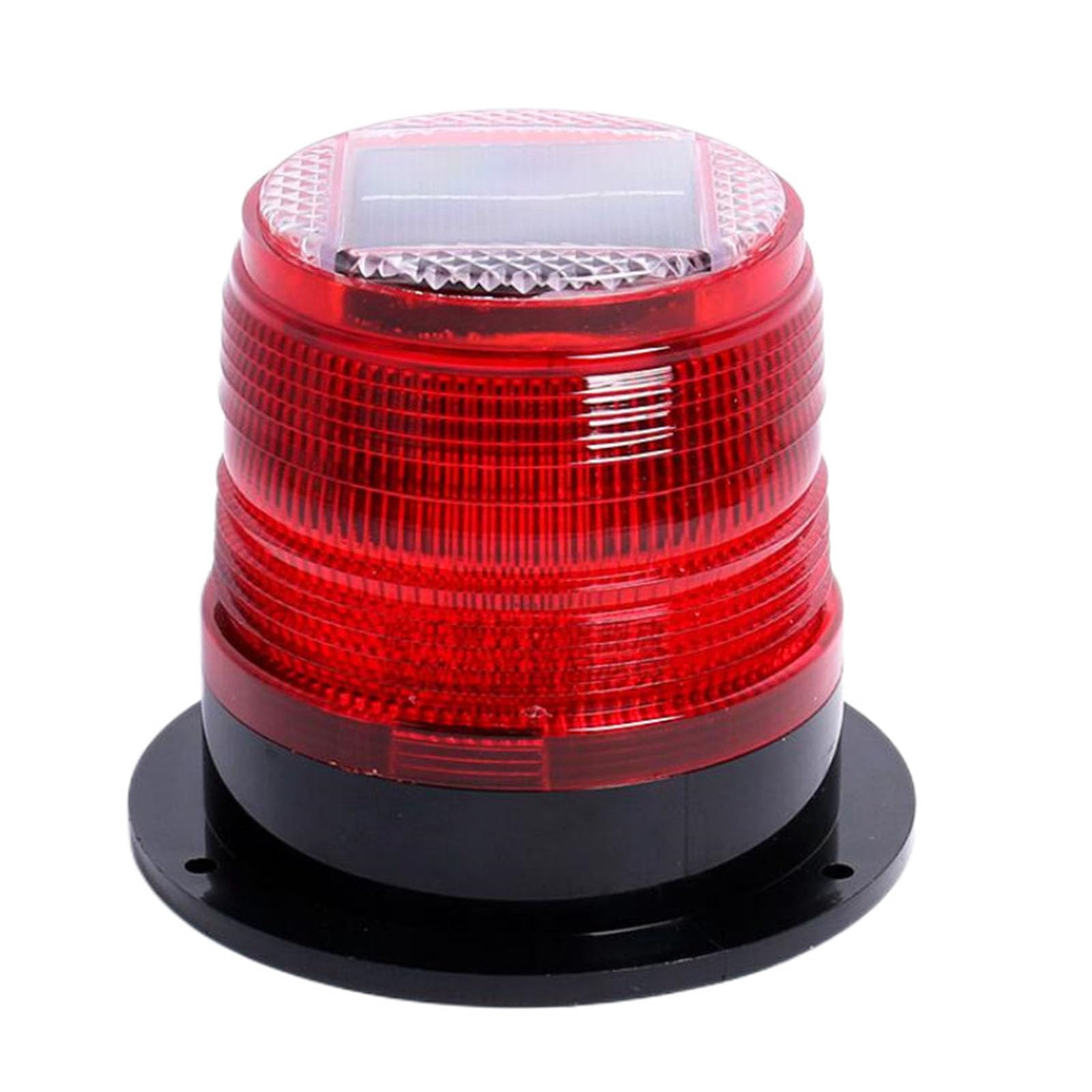 （2台）ソーラー式LED保安灯・警告灯（KFC-1） LED警告灯 平型 ソーラー式 モノタロウ コーン用セーフティ