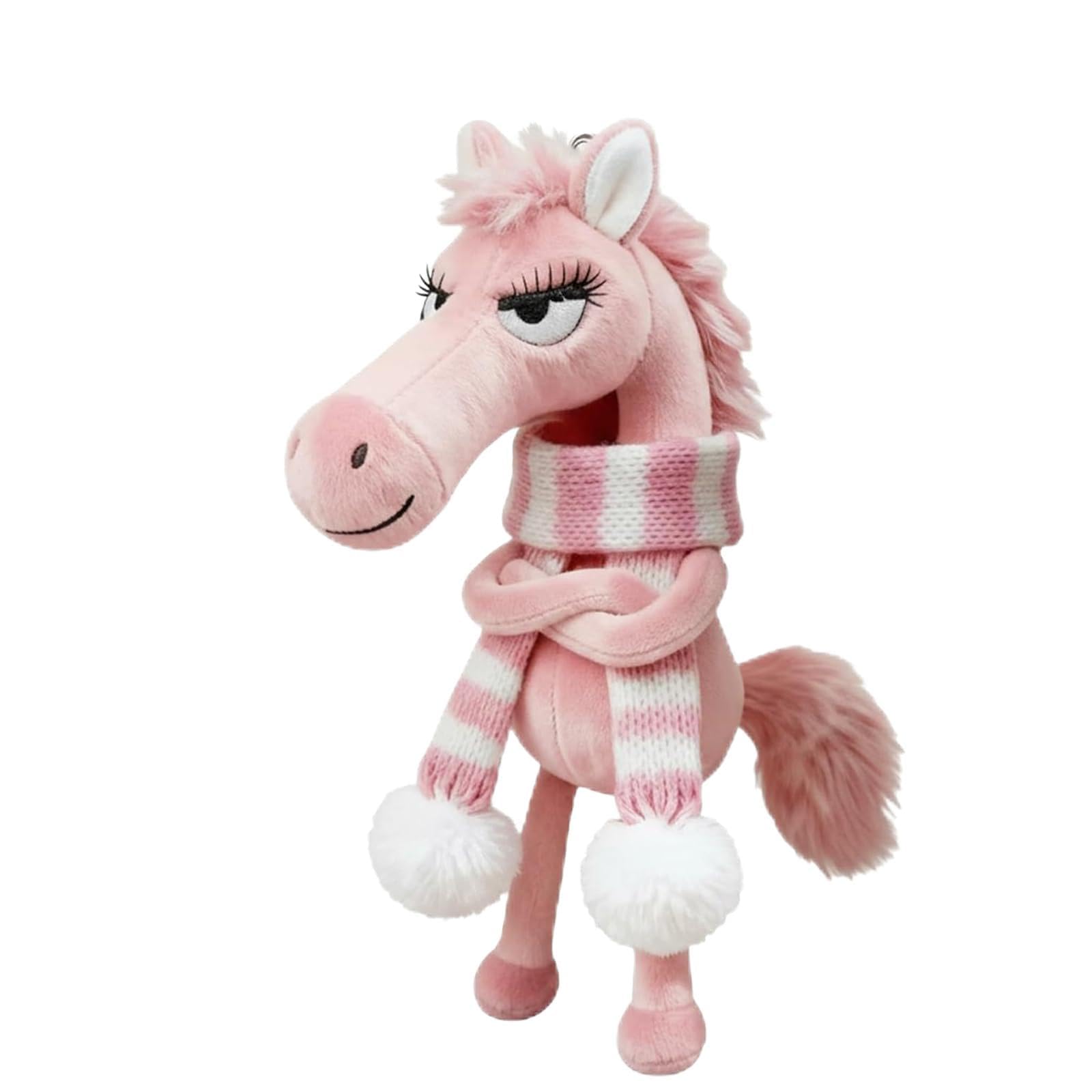 22cm Year of The Horse 2026 Lucky Mascot, Year of The Horse Gifts, Horse Plush Keychain Toy, Year of The Horse Decorations, Good Luck Guardian Plush Toy, Lucky Charm Symbolize, for Friends Family (C)