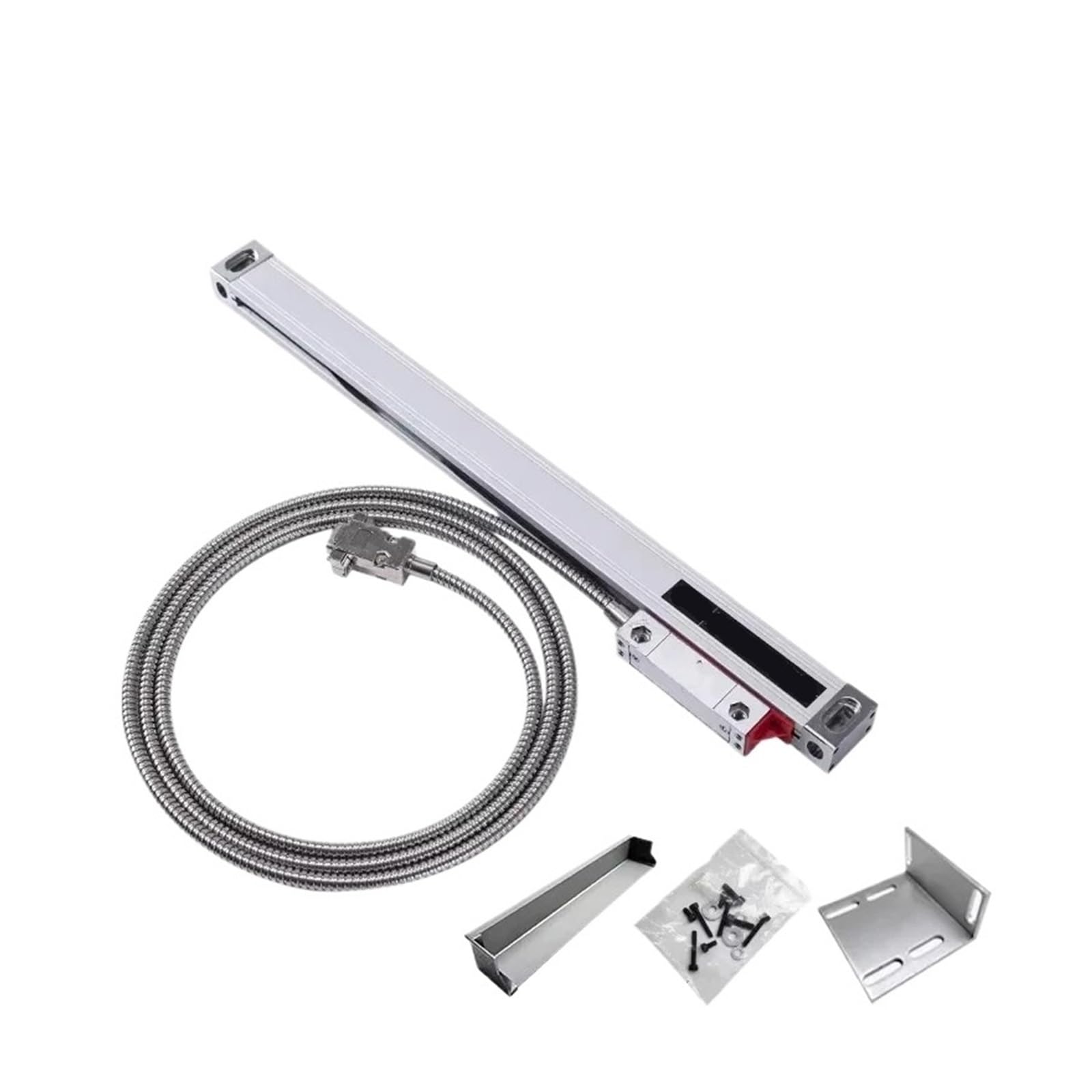 JJHQOKYNA NT-M 1um Linear Encoder 450mm-1000mm TTL 5VDC Grating Ruler Sensor Displacement(1um 650mm travel)