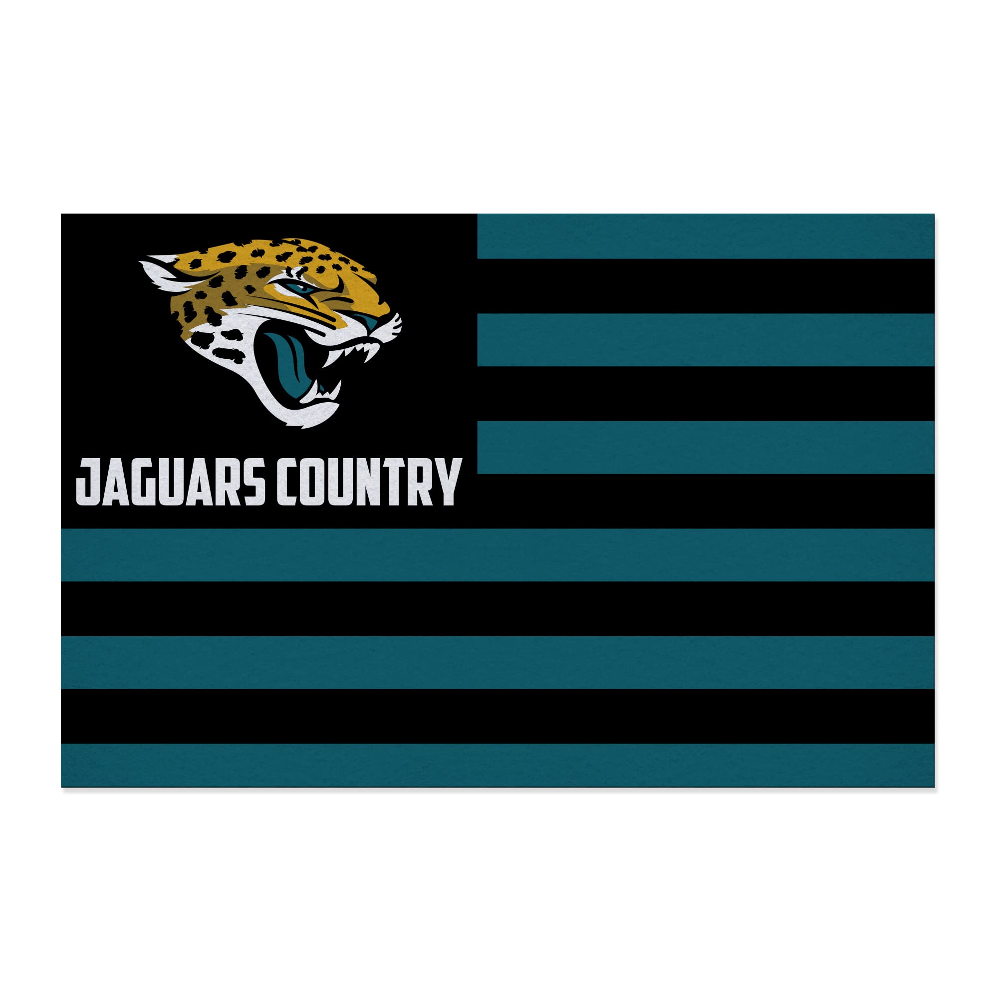 Rico Industries NFL Football Jacksonville Jaguars Country 25