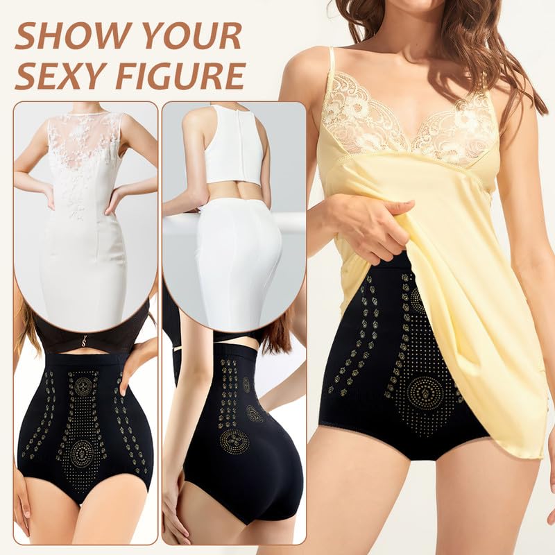 flintronic Modelujące damskie majtki z płaskim brzuchem, bielizna modelująca z wysokim stanem, bielizna modelująca, niewidoczne majtki modelujące stringi wyszczuplające brzuch