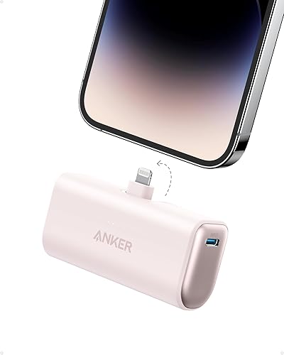 Miniatura 9 de ANKER Cargador portátil nano para iPhone, con conector Lightning certificado MFi integrado, batería externa de 5,000 mAh 12 W, compatible con iPhone