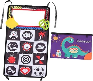 SWOOMEY 1 Conjunto De Livro De Pano Com Espelho Distorcido Livro De Pano Para Bebê Brinquedos Educativos Infantis Livro De Dobras Para Bebê Livro De Bebê Livro De Atividades