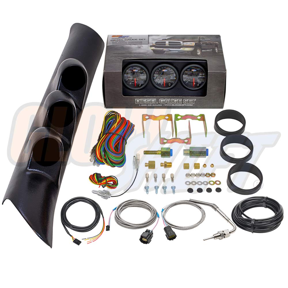 Buy GlowShift Diesel Gauge Package for 19982002 Dodge Ram Cummins 2500