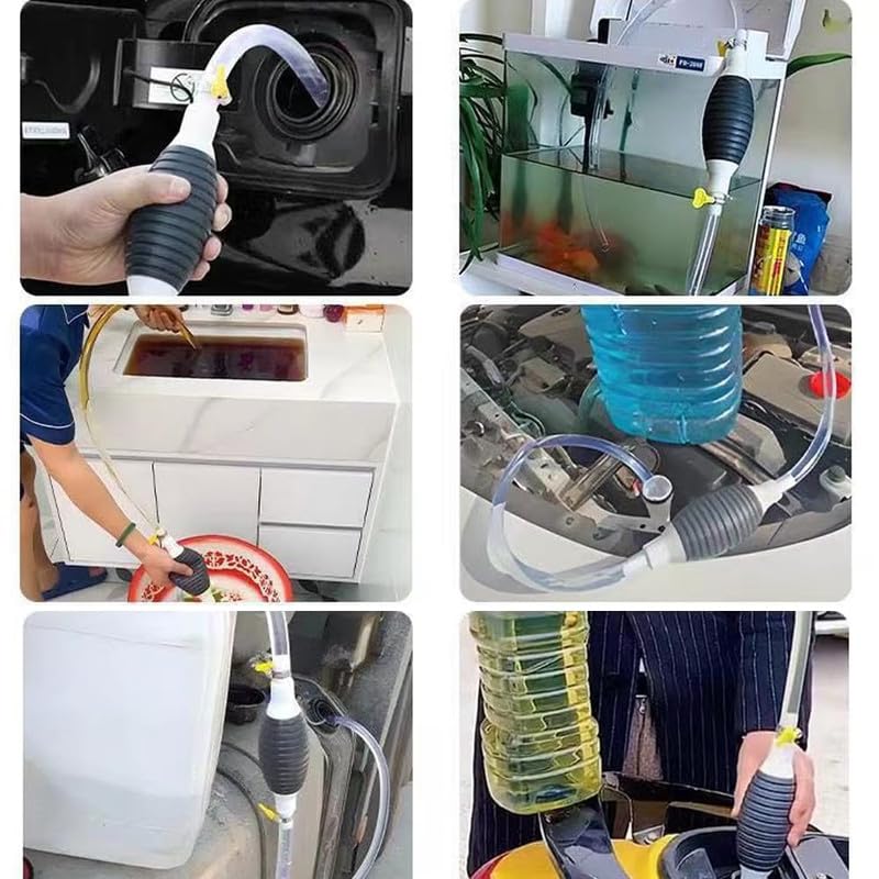 Multifunction Liquid Sucker Pump 2024 New Manual Fuel Transfer Pump Portable Siphon Pump for Gas Gasoline Oil Fuel — view 7