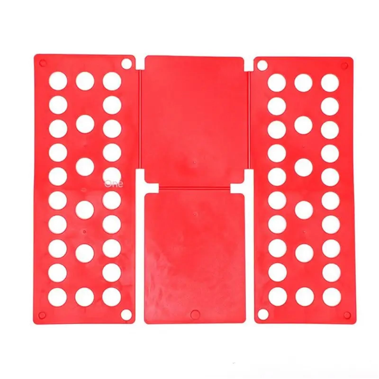Lot de 2 plieuses à vêtements for adultes, planche plier rapidement for t-shirts et pulls, organiseur, gain temps, support for la maison Pour Vêtements(Red)