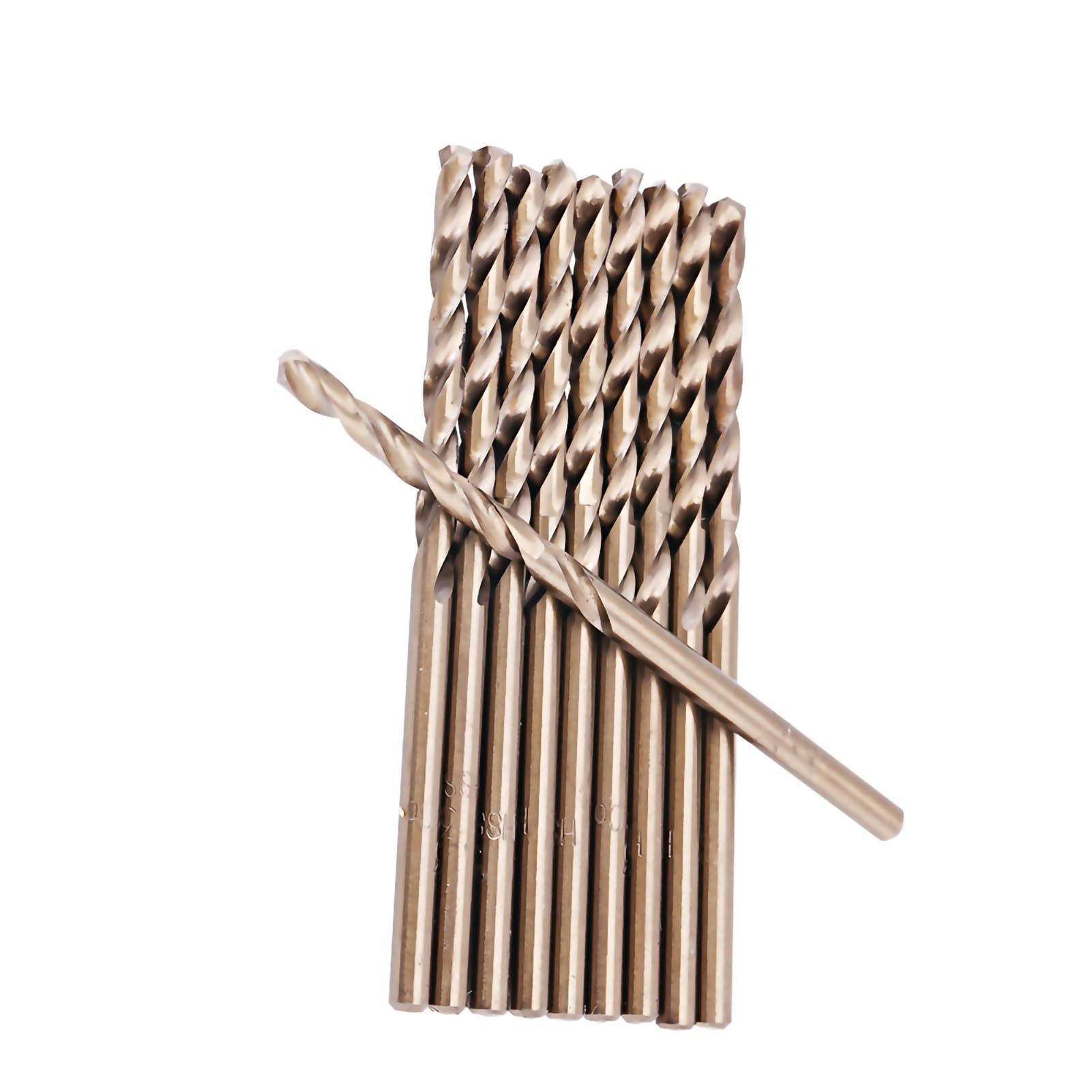 HSS CO Drills Set M35 Cobalt Drill Bit Set for Drilling on Stainless Steel, High Hardness, Drilling Tool Cobalt Steel (3.2mm)