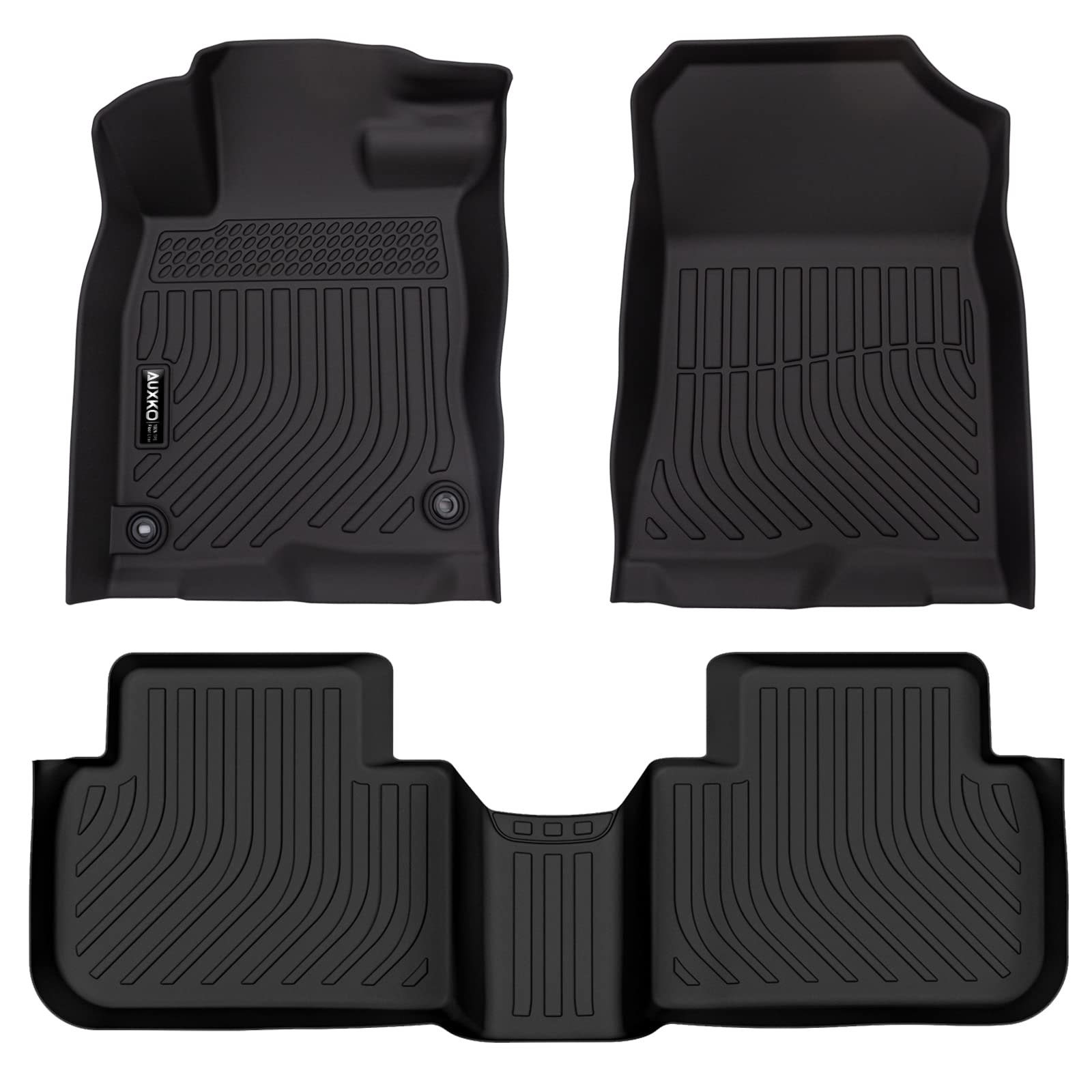 AUXKO All Weather Floor Mats for Honda Civic 2022-2025 2026 Sedan Hatchback Si Include Sport 2nd Row with — view 2