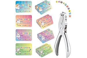 WERNNSAI 240PCS Reward Punch Cards: Empowering Kids with Positive Reinforcement