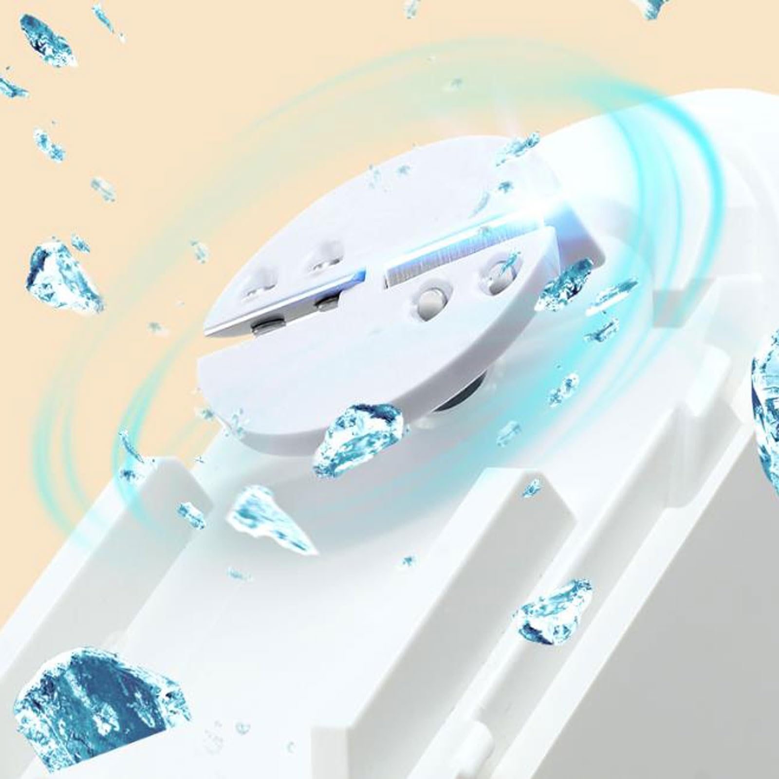 Máquina para raspar hielo Trituradora de hielo eléctrica pequeña, máquina de granizado, máquina de afeitar de hielo for cócteles, máquinas portátiles de granizado, máquina de cono de nieve, libre de B