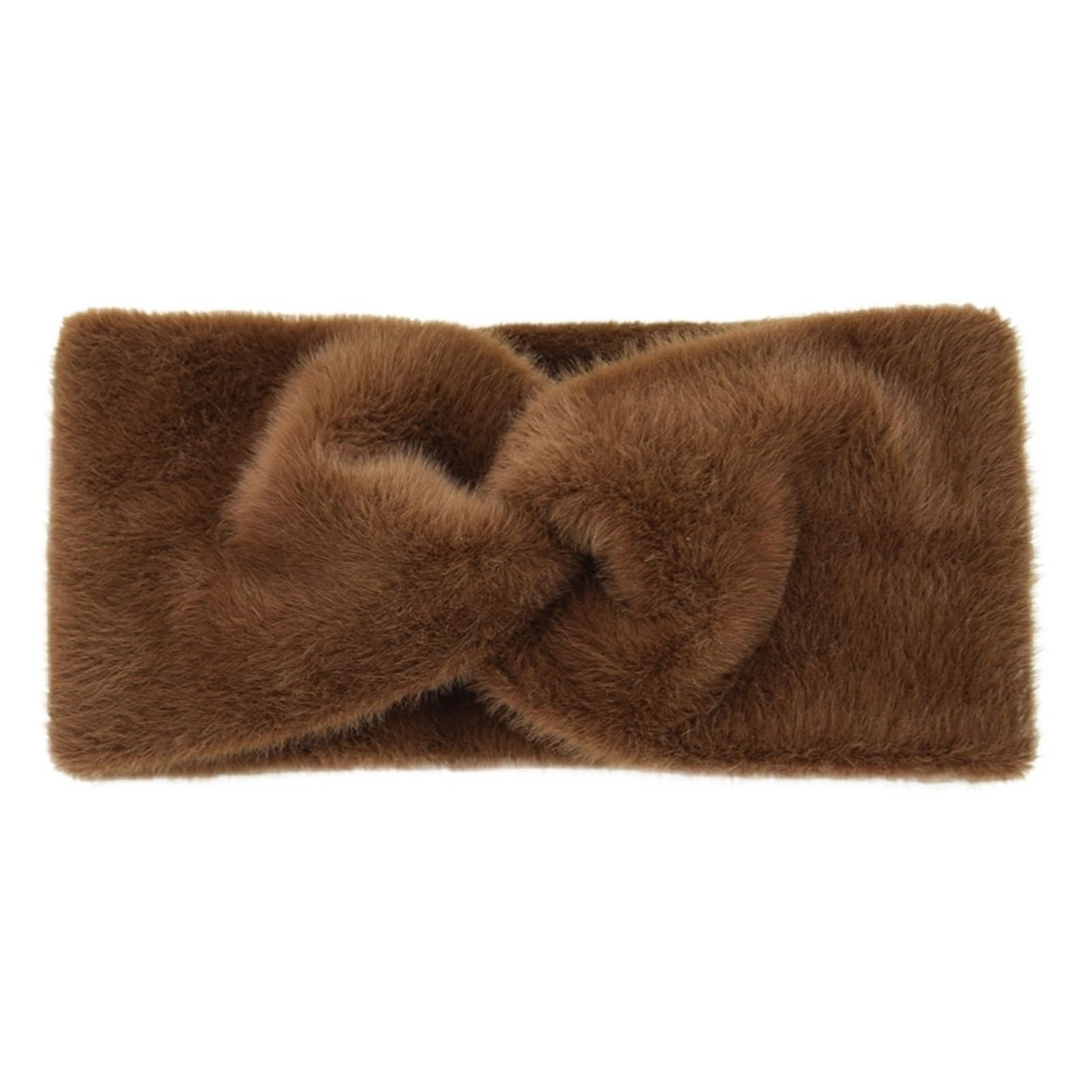 Stirnband 2 Stück Stirnbänder Gestricktes Stirnband Festes elastisches Twist-Haarband Haarschmuck Warmes Haarband Haarbänder Stirnbänder Winter Stirnband(Brown)