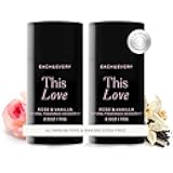 Each & Every Aluminum Free Deodorant for Women & Men, Rose & Vanilla - All Natural Deodorant for Sensitive Skin, EWG Verified - Clean, Baking Soda-Free, Plant-Based Fragrance - 2.5oz, 2 Pack