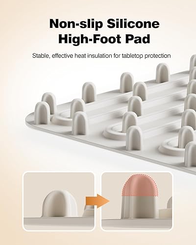 Miniatura 5 de Tapete de calentamiento eléctrico para calentar alimentos, calefacción de superficie completa para mantener los alimentos calientes o descongelados,