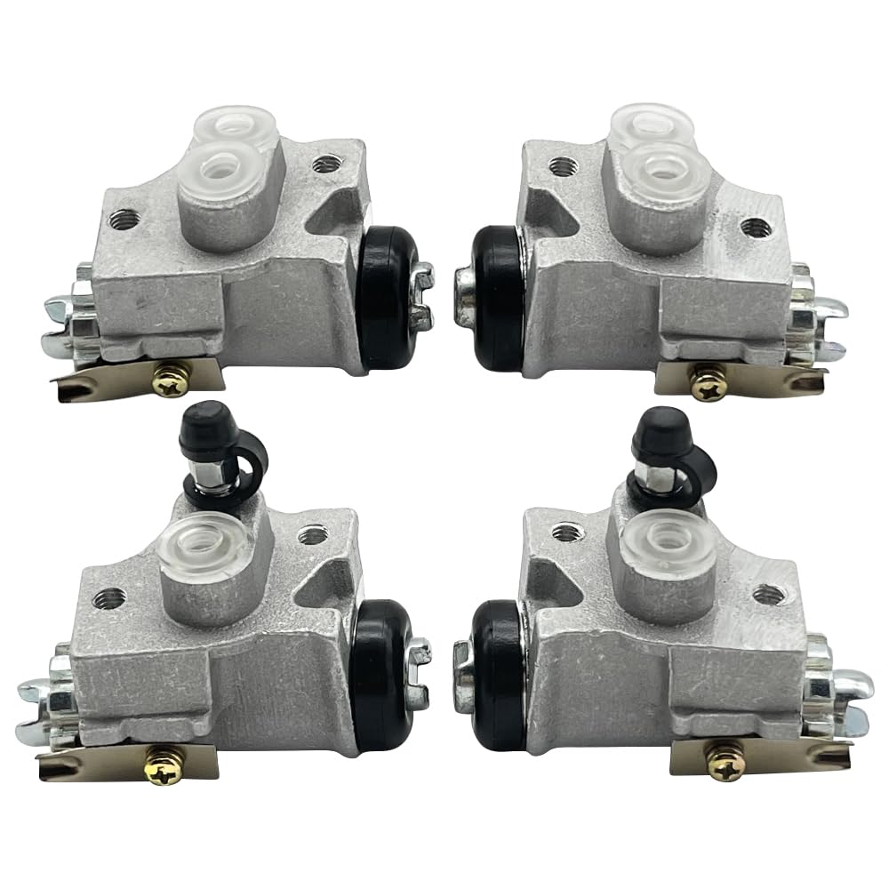 Vordere Radbremszylinder links und rechts 4-teiliges Set Passend für Yama-ha Big Bear 350 Kodiak 400 YFM350 YFM400 1989-1998 3HN25950 3HN25960 3HN25980 3HN5990